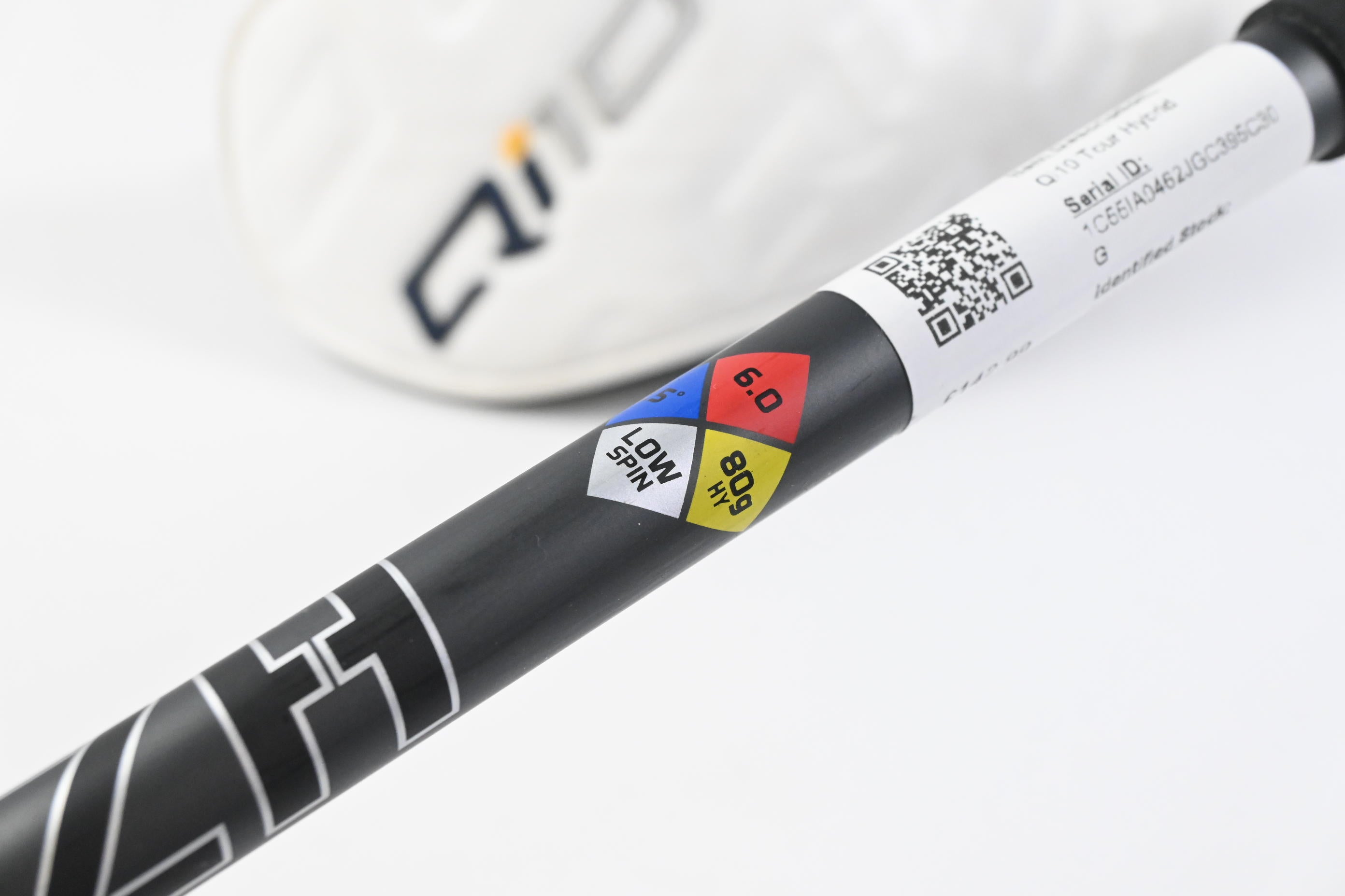 Left Hand Taylormade Qi10 Tour #4 Hybrid / 22 Degree / Stiff Flex Hzrdus Smoke