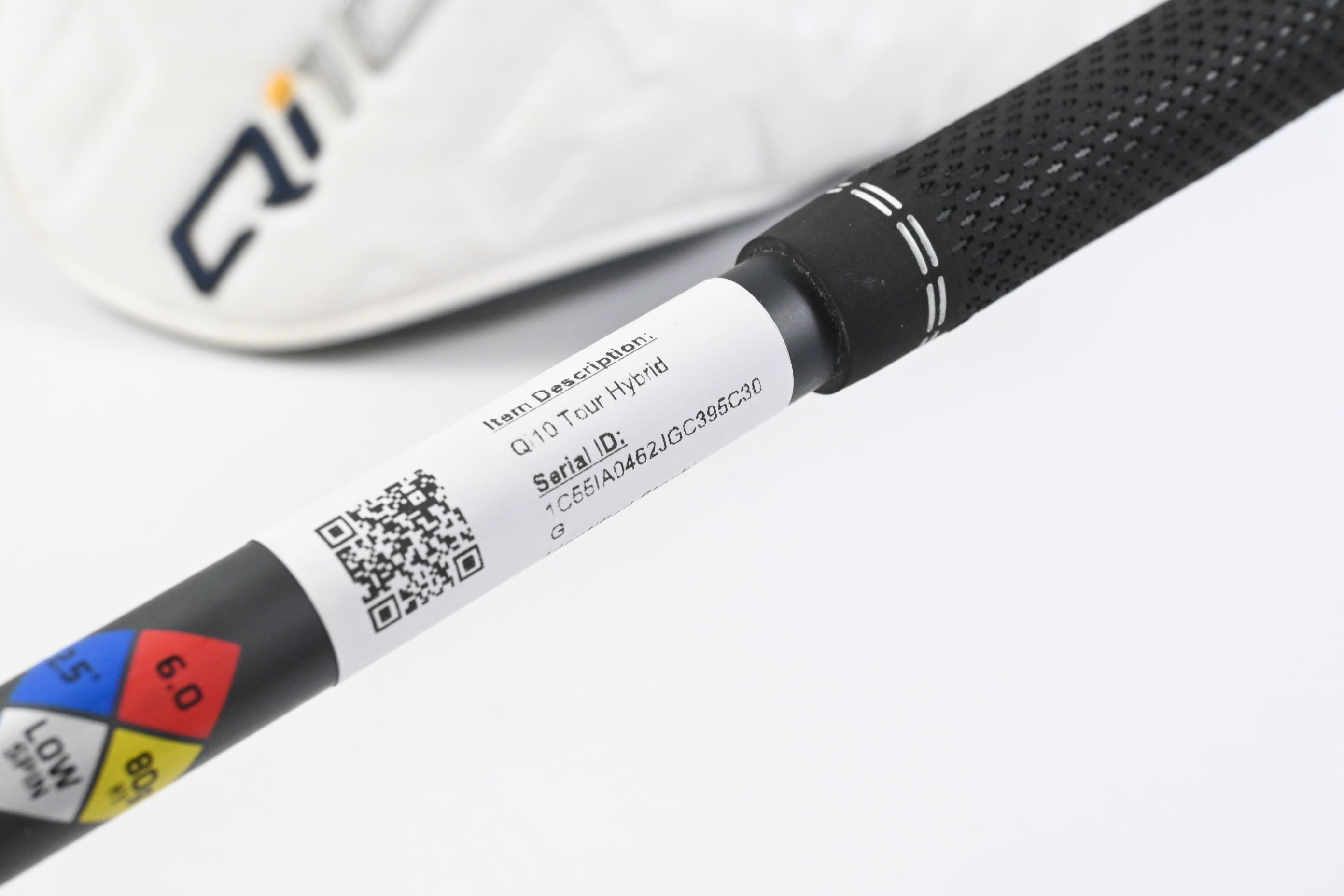 Left Hand Taylormade Qi10 Tour #4 Hybrid / 22 Degree / Stiff Flex Hzrdus Smoke