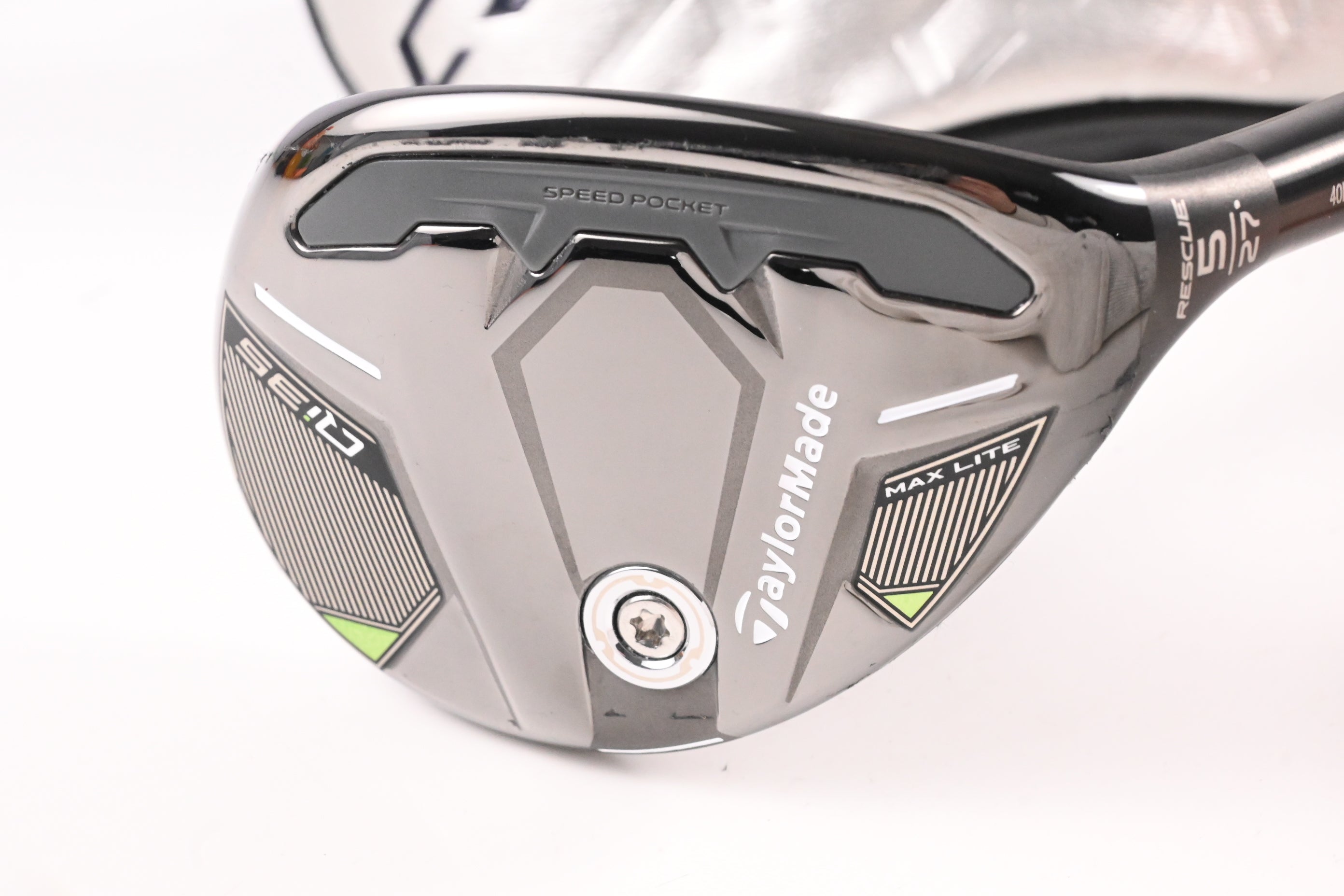 Taylormade Qi35 Max Lite #5 Hybrid / 27 Degree / Senior Flex Vanquish 5 Shaft