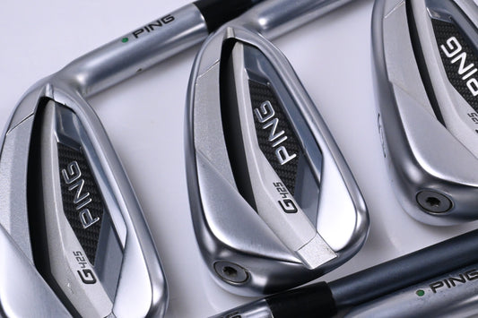 Ping G425 Irons / 5-PW+UW+SW / Green Dot / Senior Flex Ping Alta CB Slate Shafts