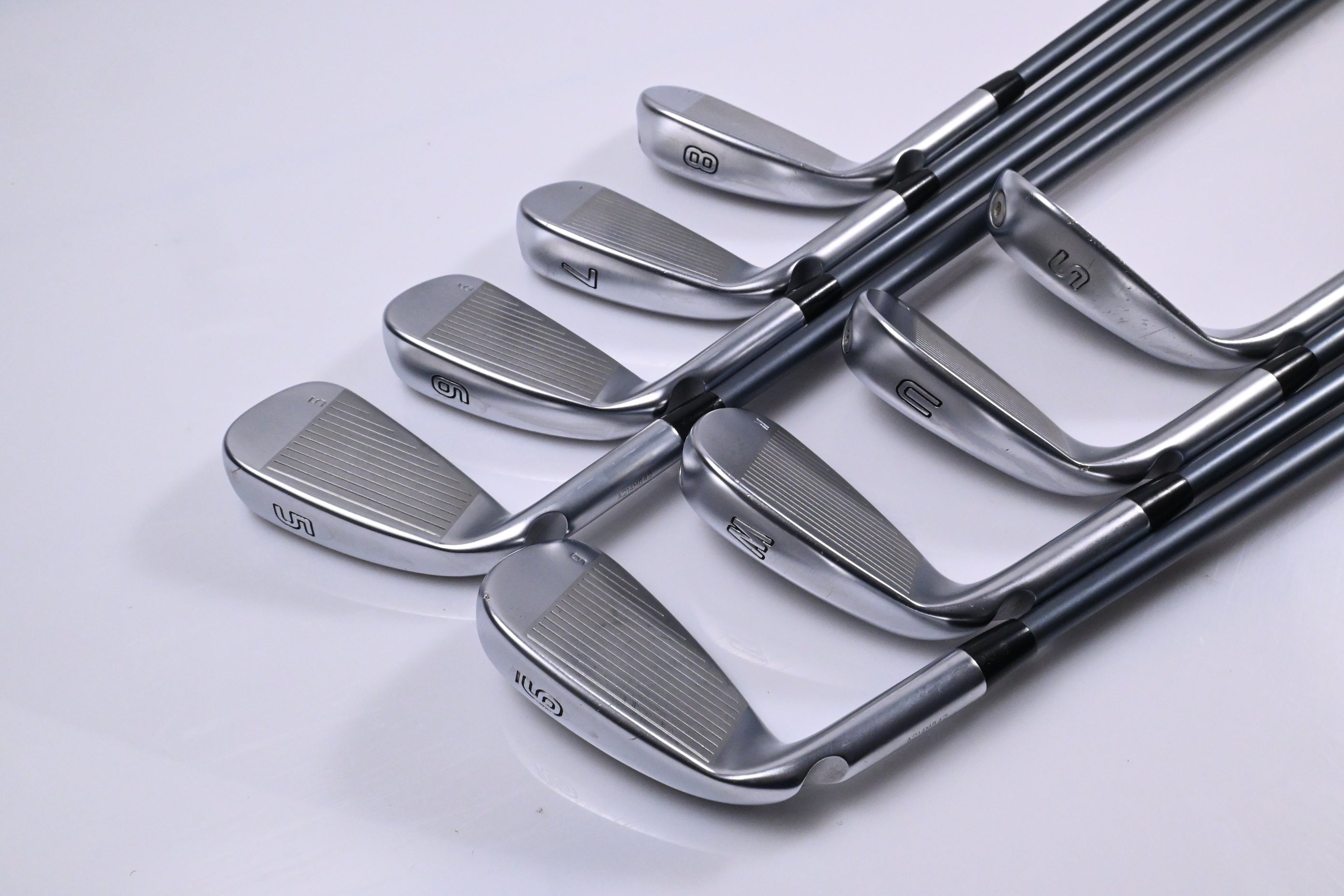 Ping G425 Irons / 5-PW+UW+SW / Green Dot / Senior Flex Ping Alta CB Slate Shafts