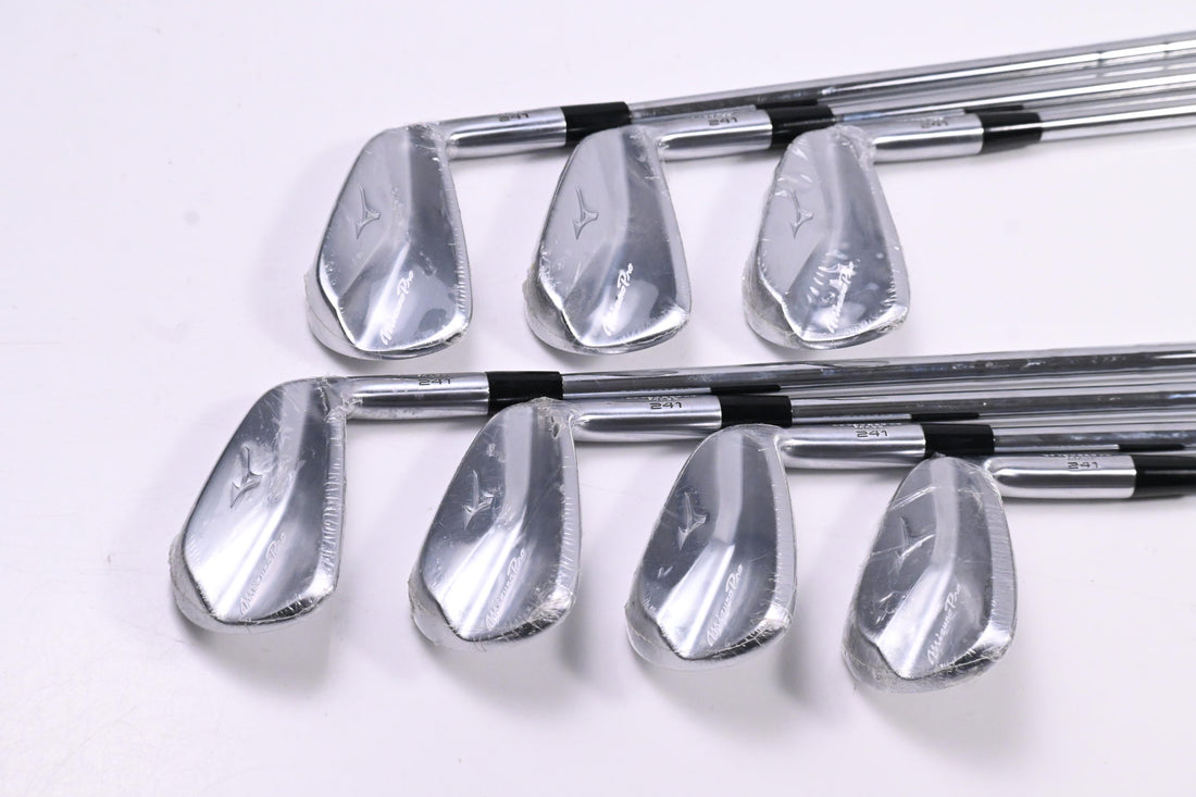 Mizuno Pro 241 Irons / 4-PW / Stiff Flex KBS Tour Steel Shafts