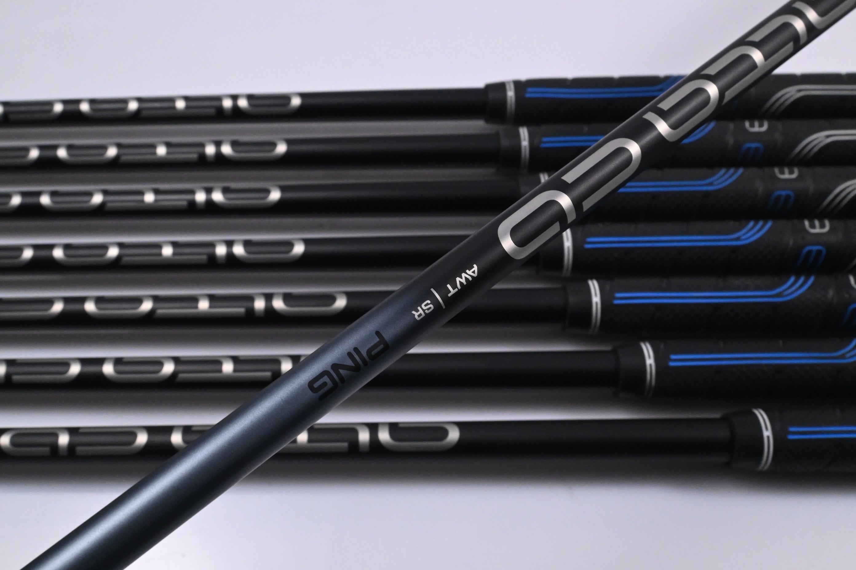 Ping G425 Irons / 5-PW+UW+SW / Green Dot / Senior Flex Ping Alta CB Slate Shafts