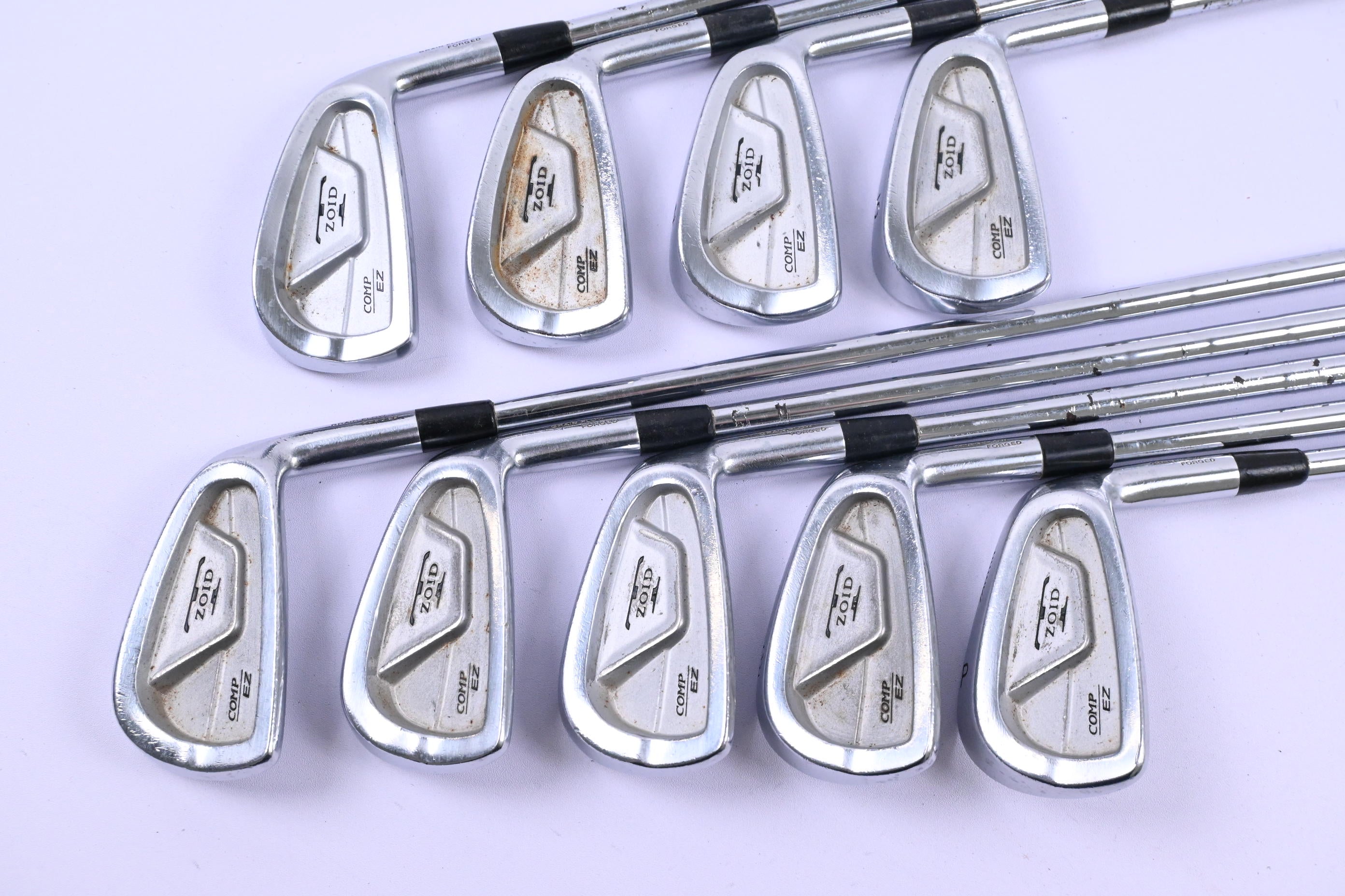 Mizuno T-Zoid Comp EZ Irons / 2-PW / Stiff Flex Gold Plus SensiCore Shafts