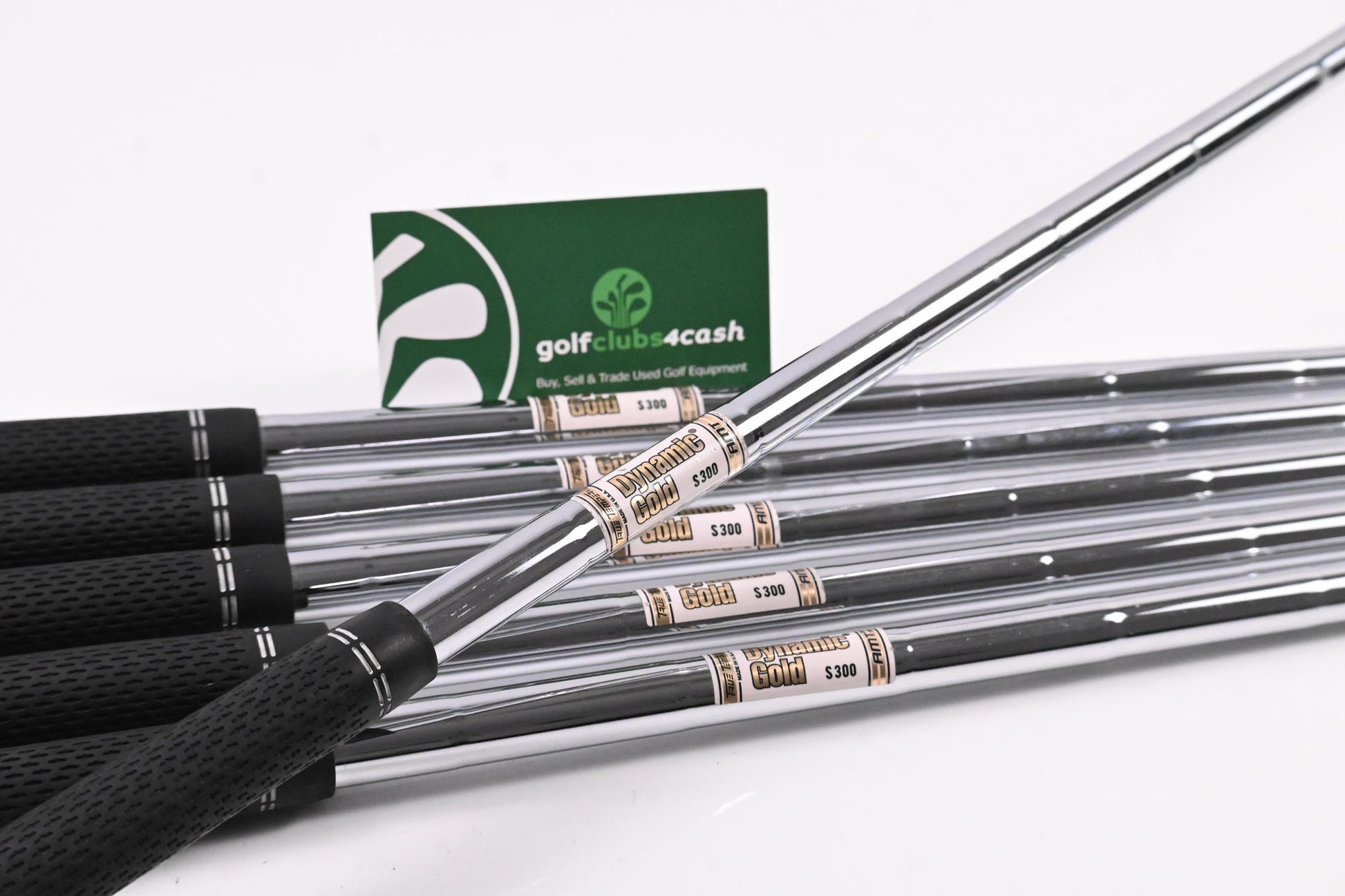 Dynamic Gold AMT S300 Iron Shafts / Stiff Flex / Set of 6 / .355" Tip