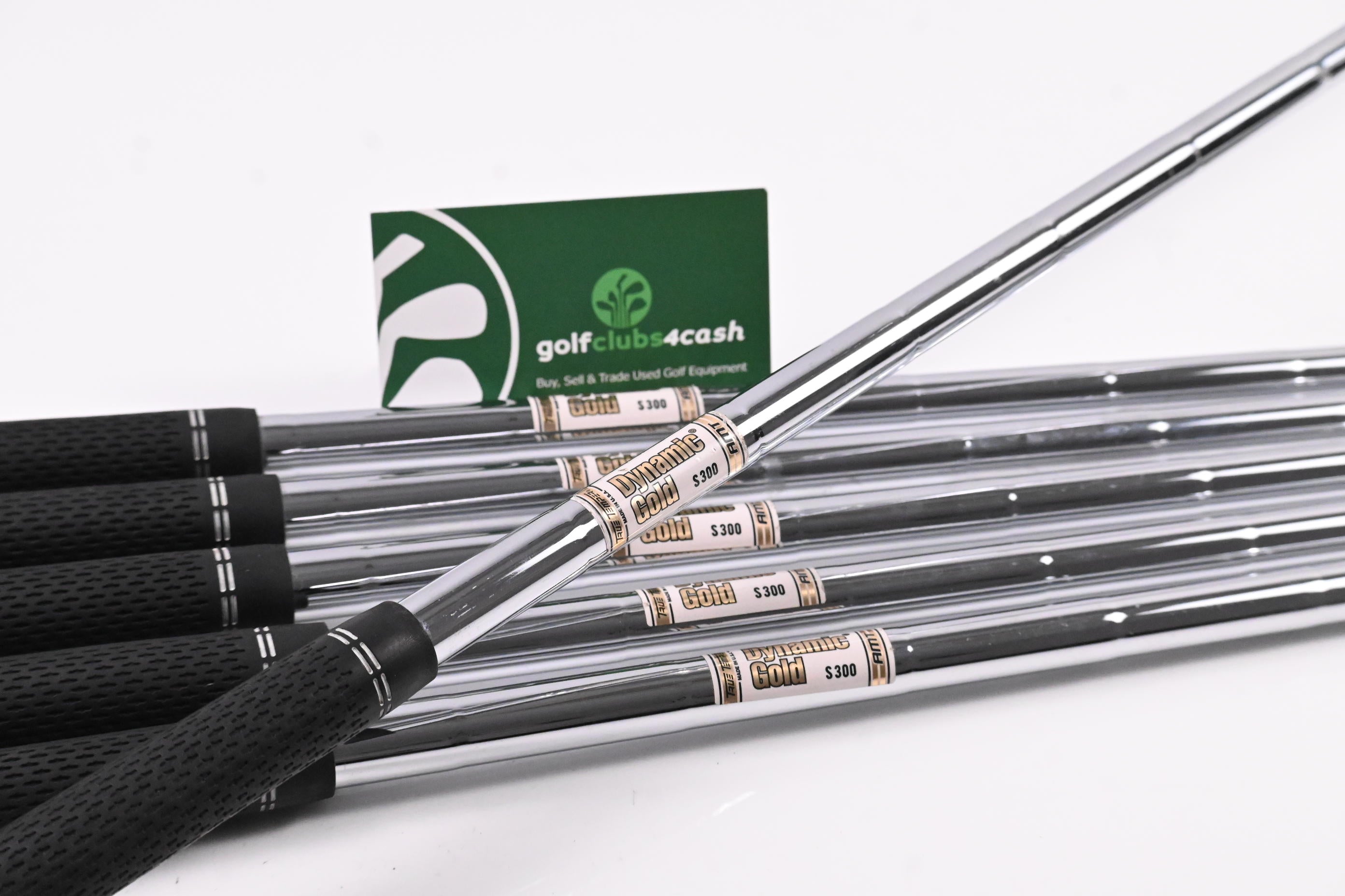 Dynamic Gold AMT S300 Iron Shafts / Stiff Flex / Set of 6 / .355" Tip