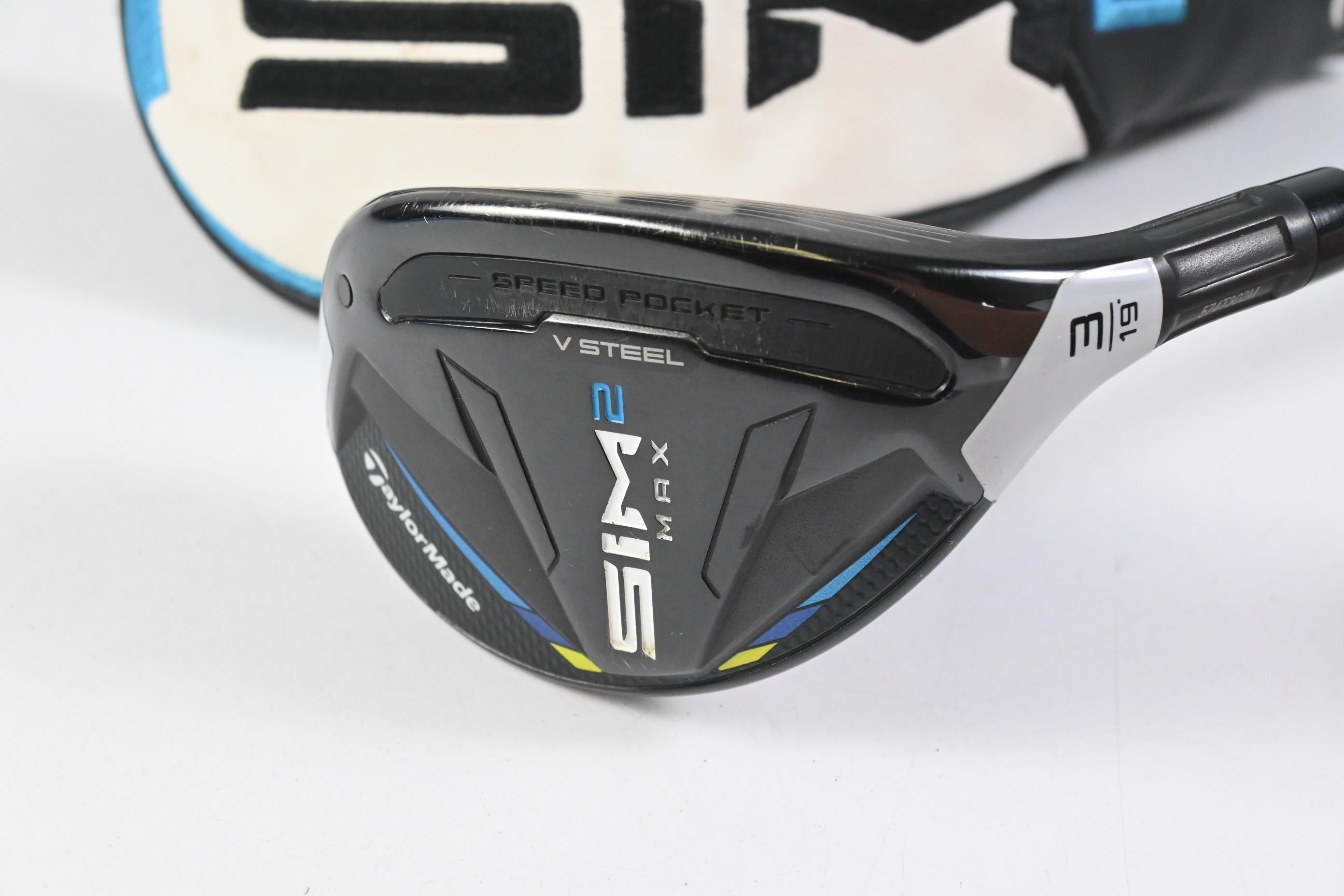 Taylormade SIM2 Max #3 Hybrid / 19 Degree / Stiff Flex Fujikura Ventus Blue 7