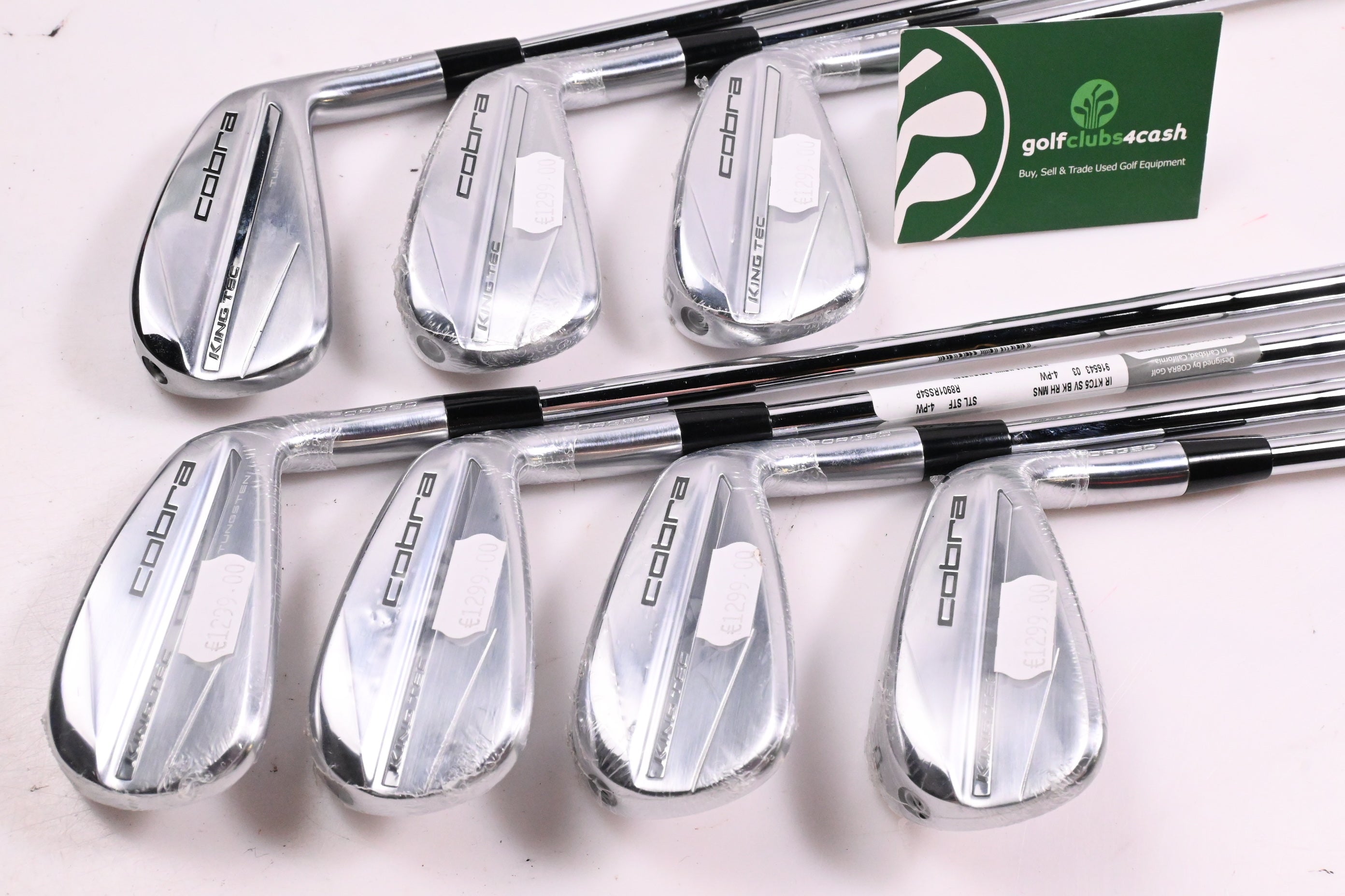 Cobra 2025 King Tec Irons / 4-PW / Stiff Flex KBS $-Taper Lite Shafts