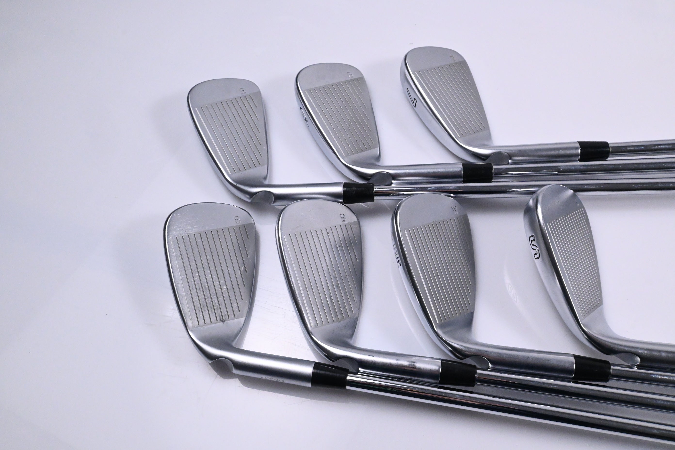 Ping G425 Irons / 5-PW+SW / Blue Dot / Stiff Flex Ping AWT 2.0 Shafts