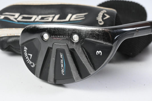 Callaway Rogue #3 Hybrid / 19 Degree / Regular Flex Aldila Synergy 50 Shaft