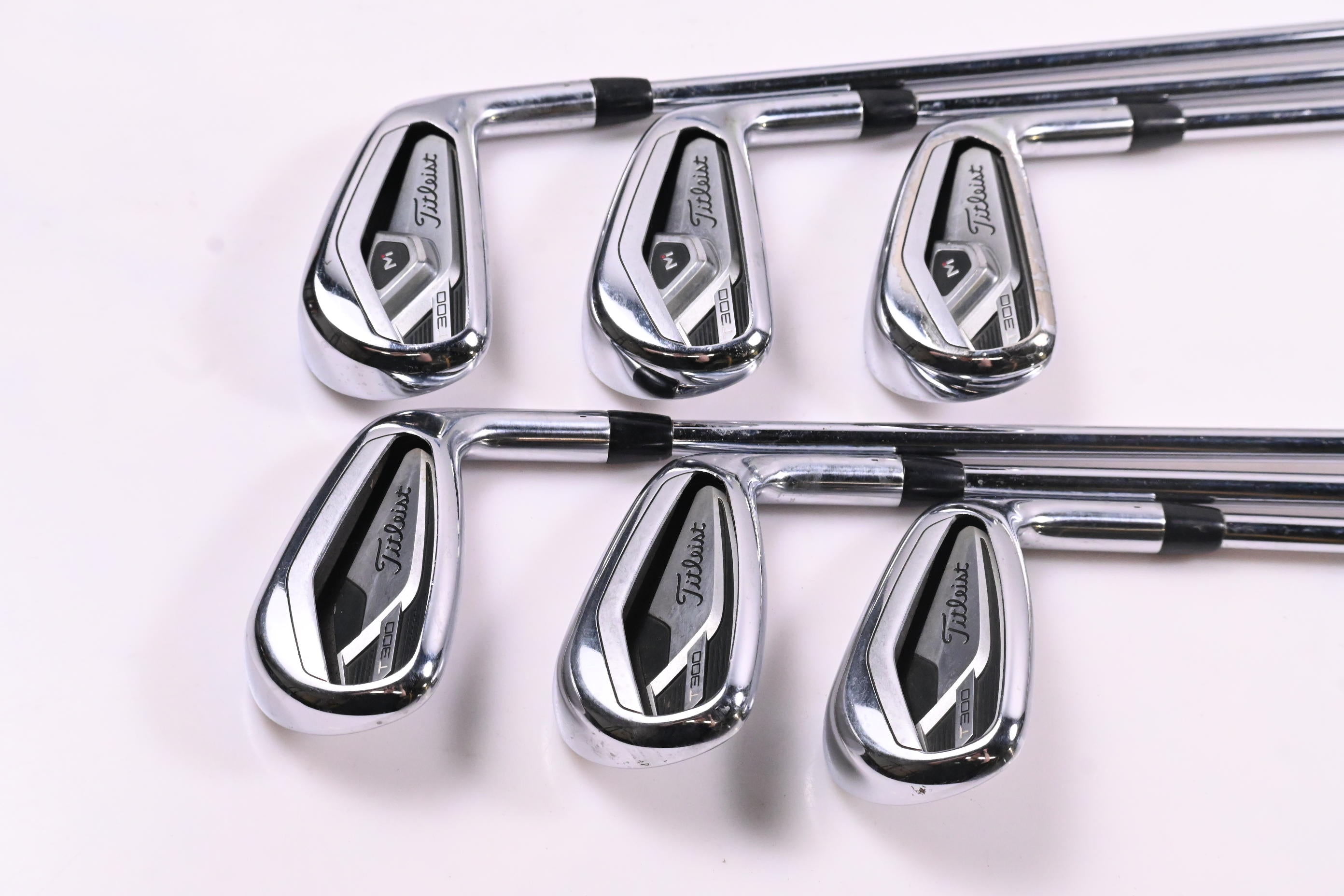 Titleist T300 2021 Irons / 5-PW / Regular Flex AMT Red R300 Shafts