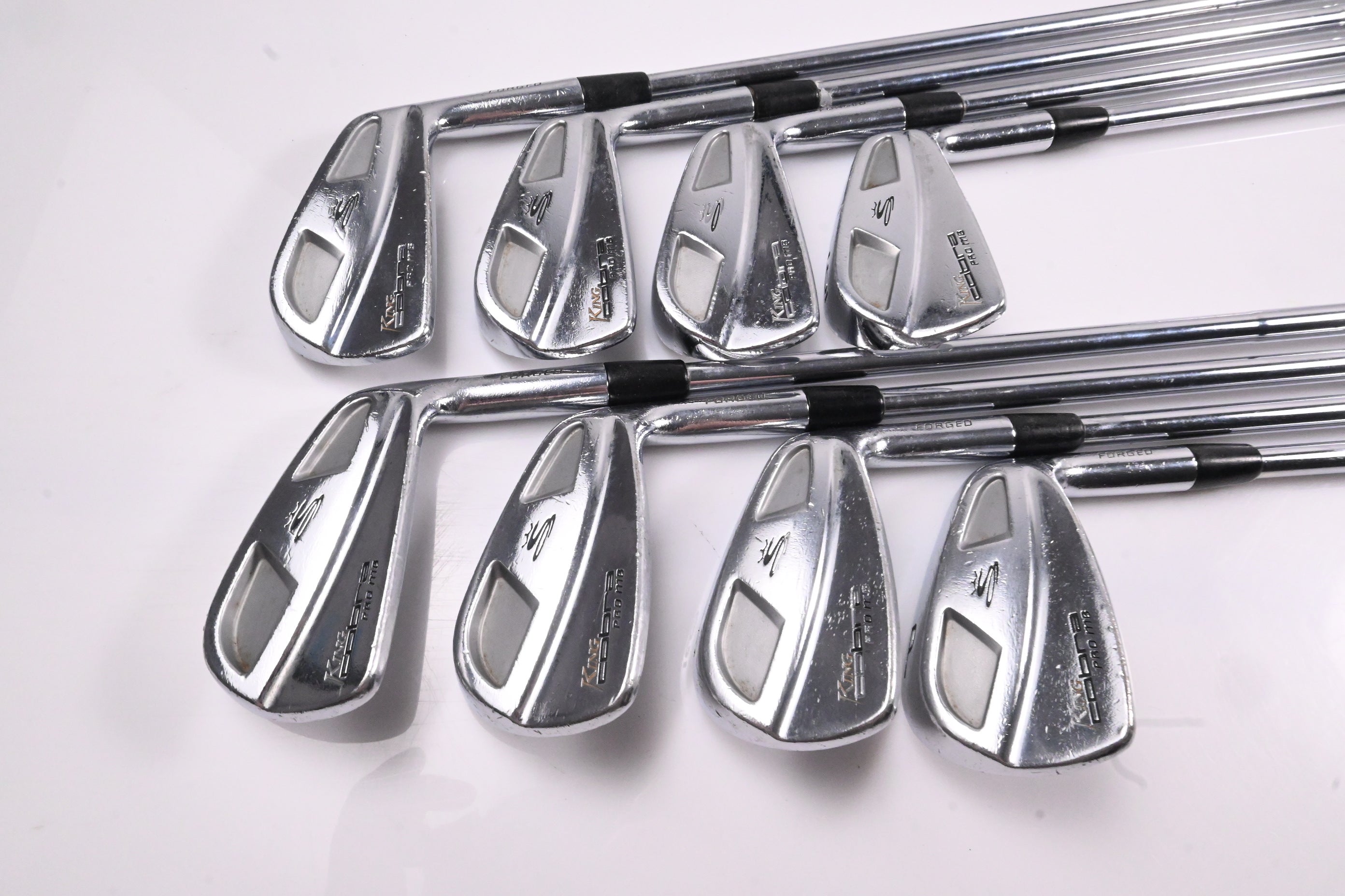 Cobra Pro MB Irons / 3-PW / Stiff Flex Steel Shafts