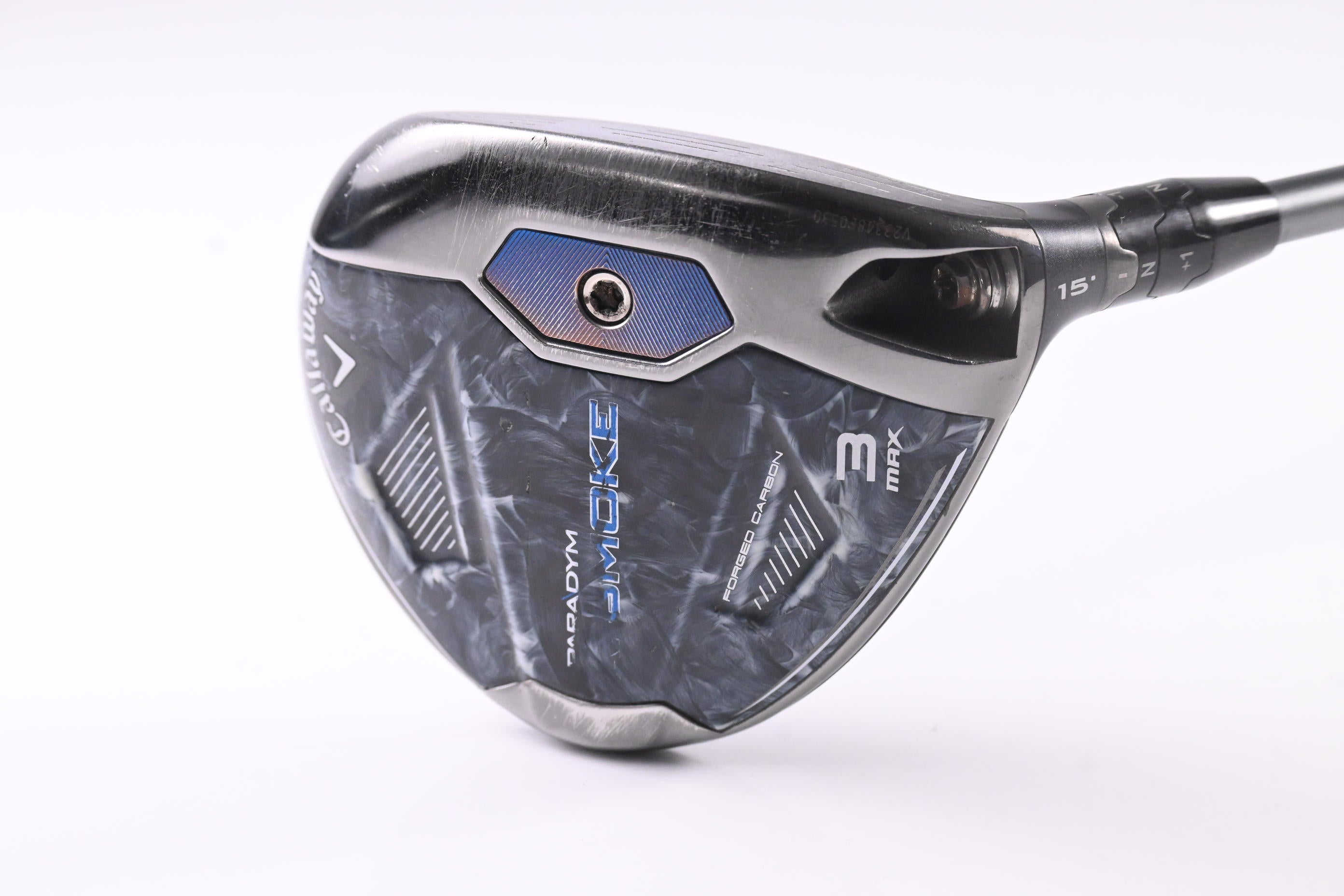 Callaway Paradym Ai Smoke Max #3 Wood / 15 Degree / Stiff Flex HZRDUS Silver 70 Shaft