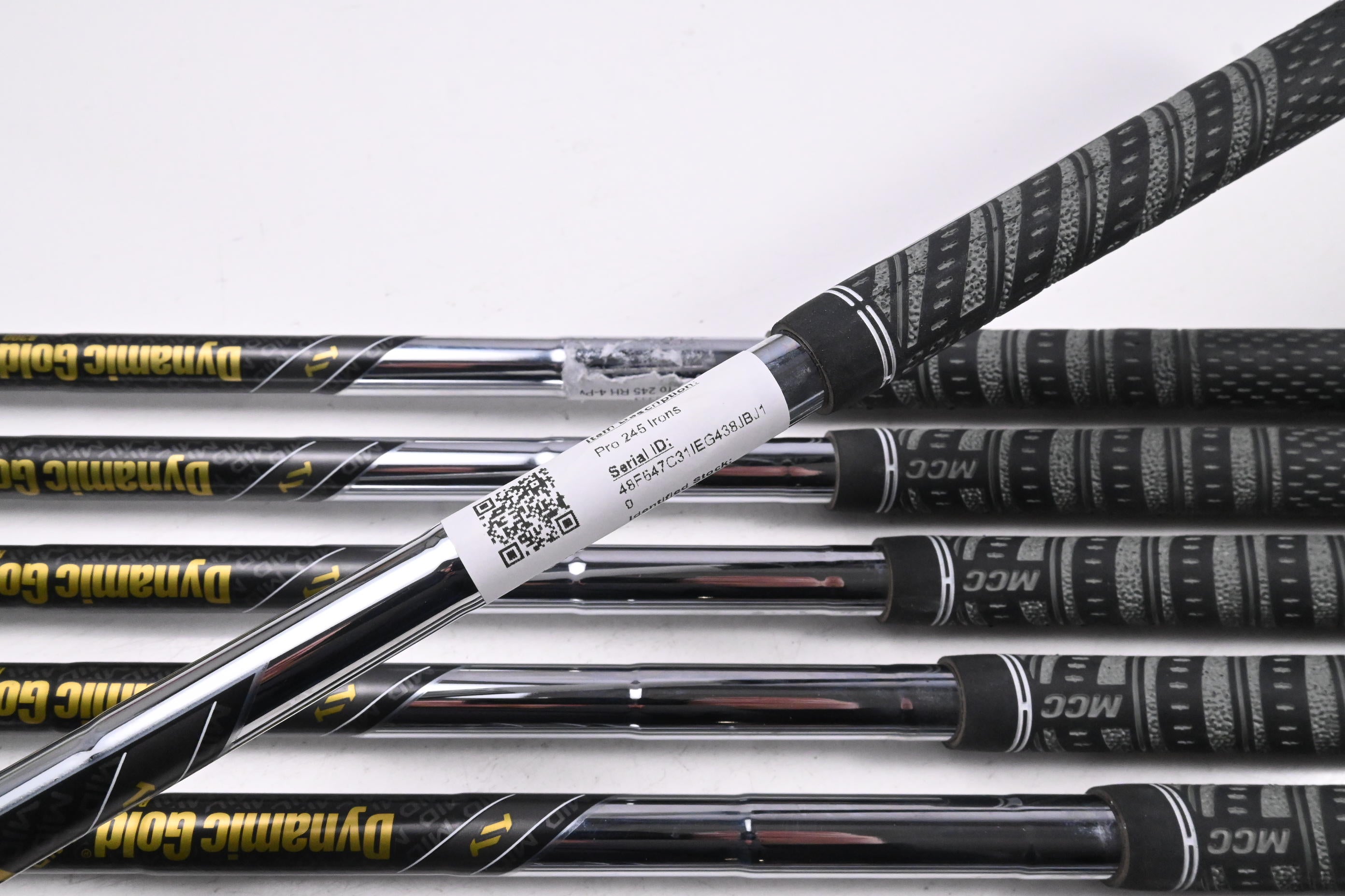 Mizuno Pro 245 Irons / 4-PW / Regular Flex Dyanmic Gold Mid 100 R300 Shafts