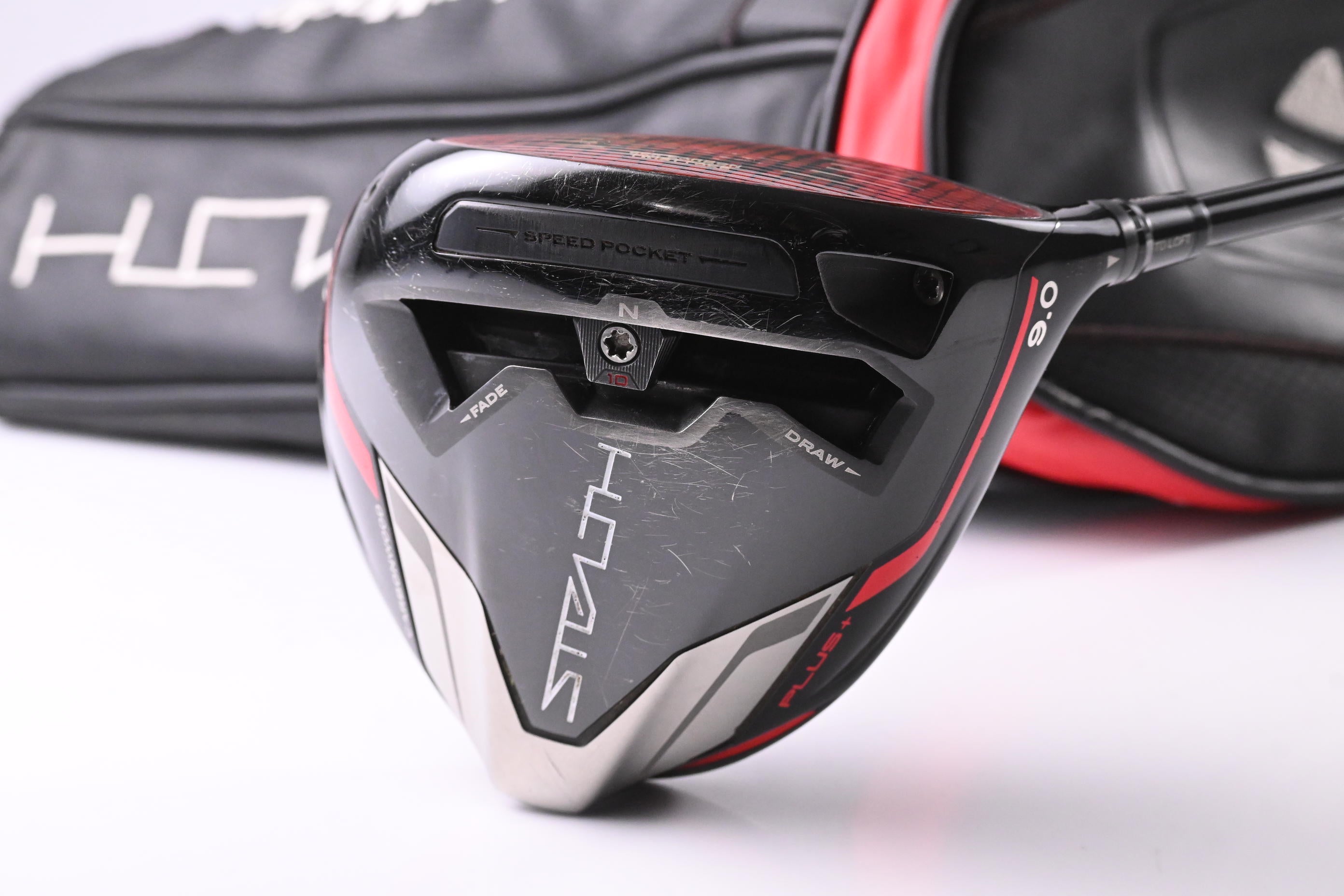 Taylormade Stealth Plus Driver / 9 Degree / Stiff Flex HZRDUS Smoke Red RDX 60