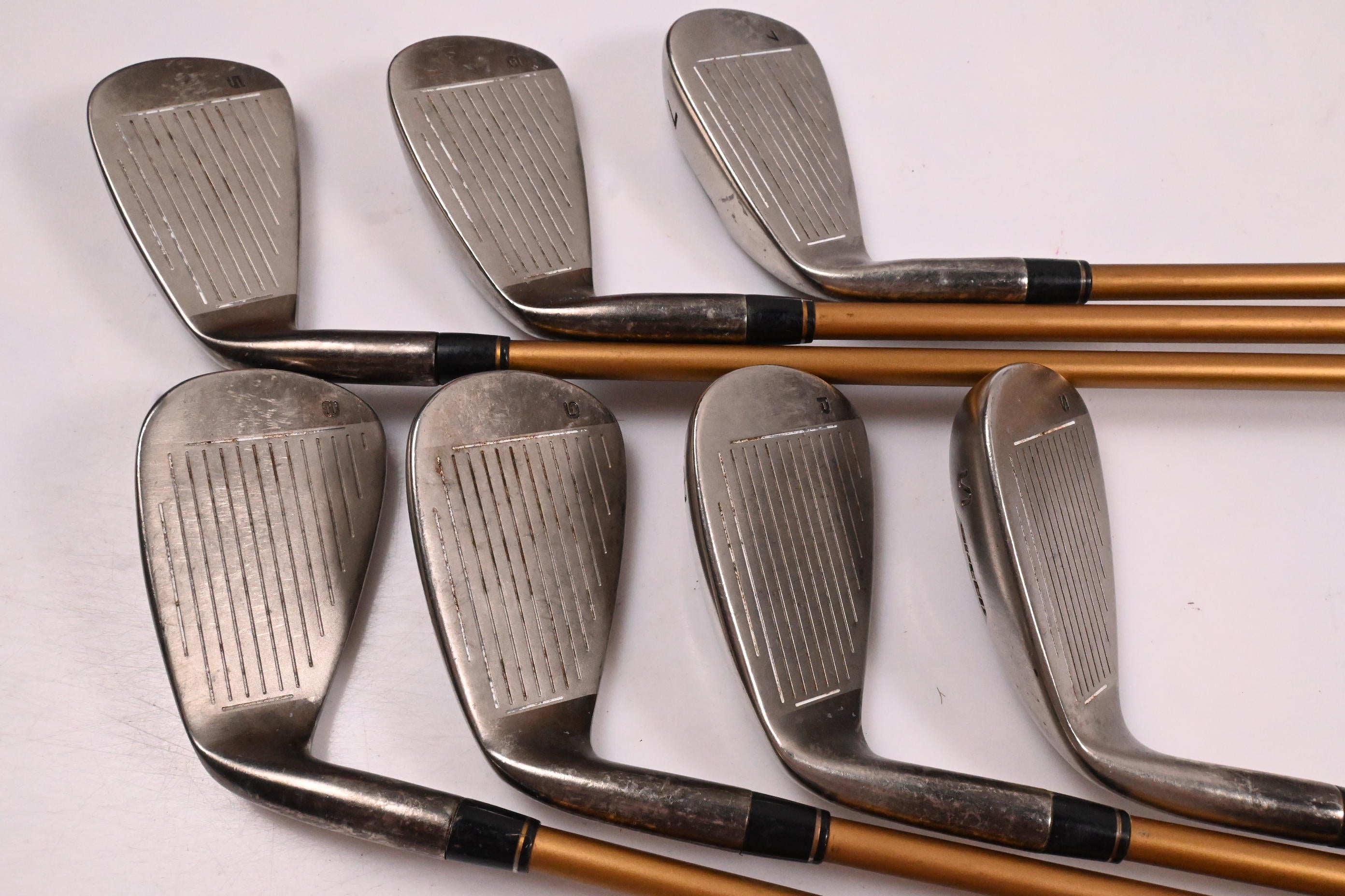 Benross Gold Speed Irons / 5-PW+SW / Senior Flex Aldila Gold Shafts