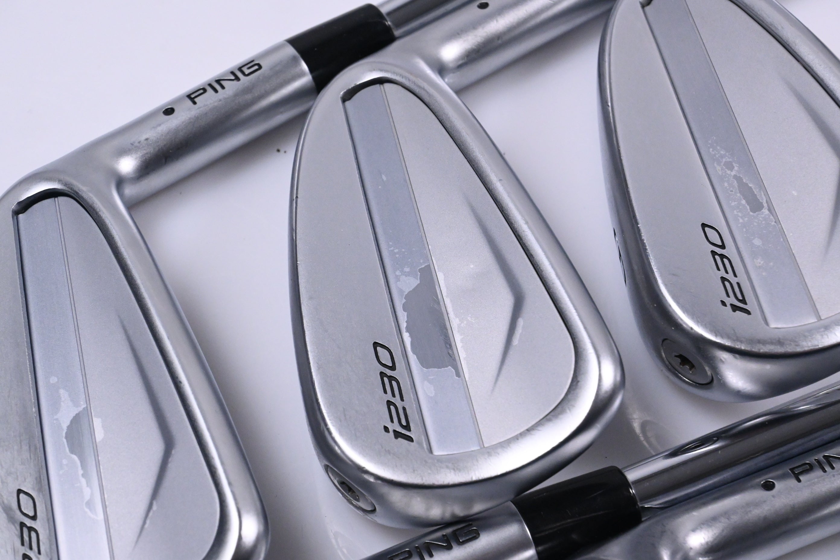 Ping i230 Irons / 6-PW+UW / Black Dot / Stiff Flex Elevate MPH 95 Shafts