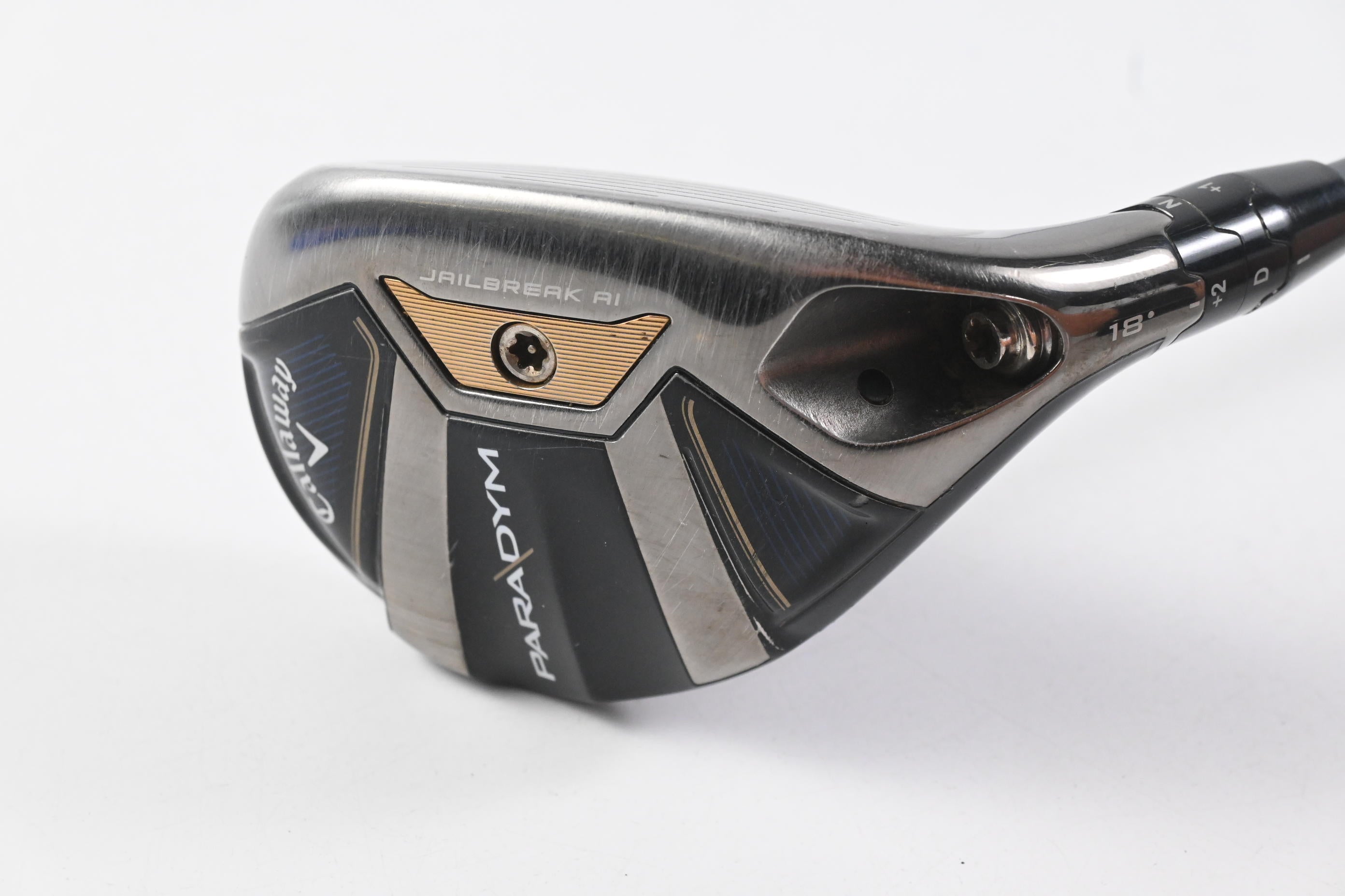 Callaway Paradym #3 Hybrid / 18 Degree / Stiff Flex Hzrdus Silver 75 Shaft