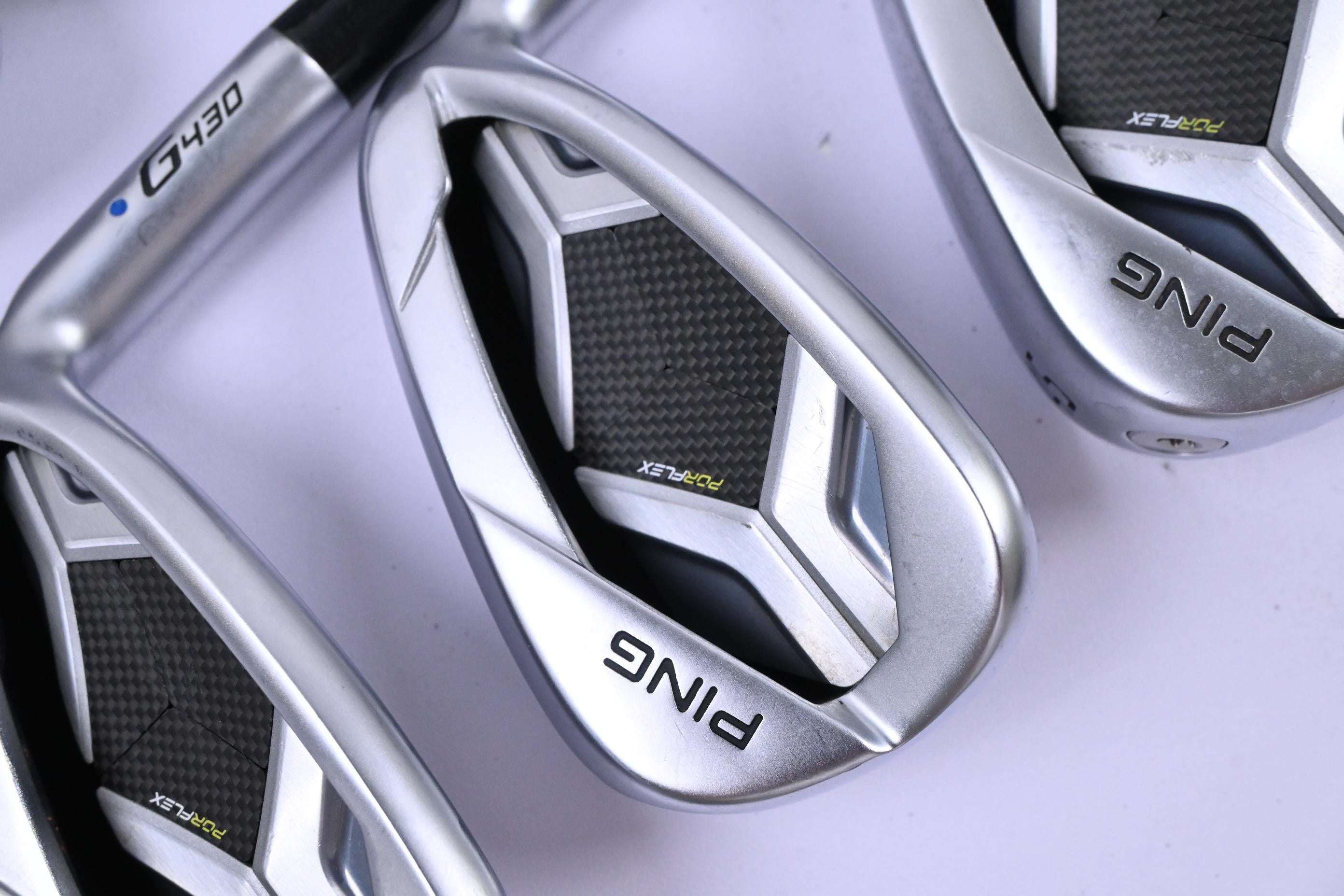 Ping G430 Irons / 6-PW+GW / Blue Dot / Senior Flex Ping Alta Quick 45 Shafts