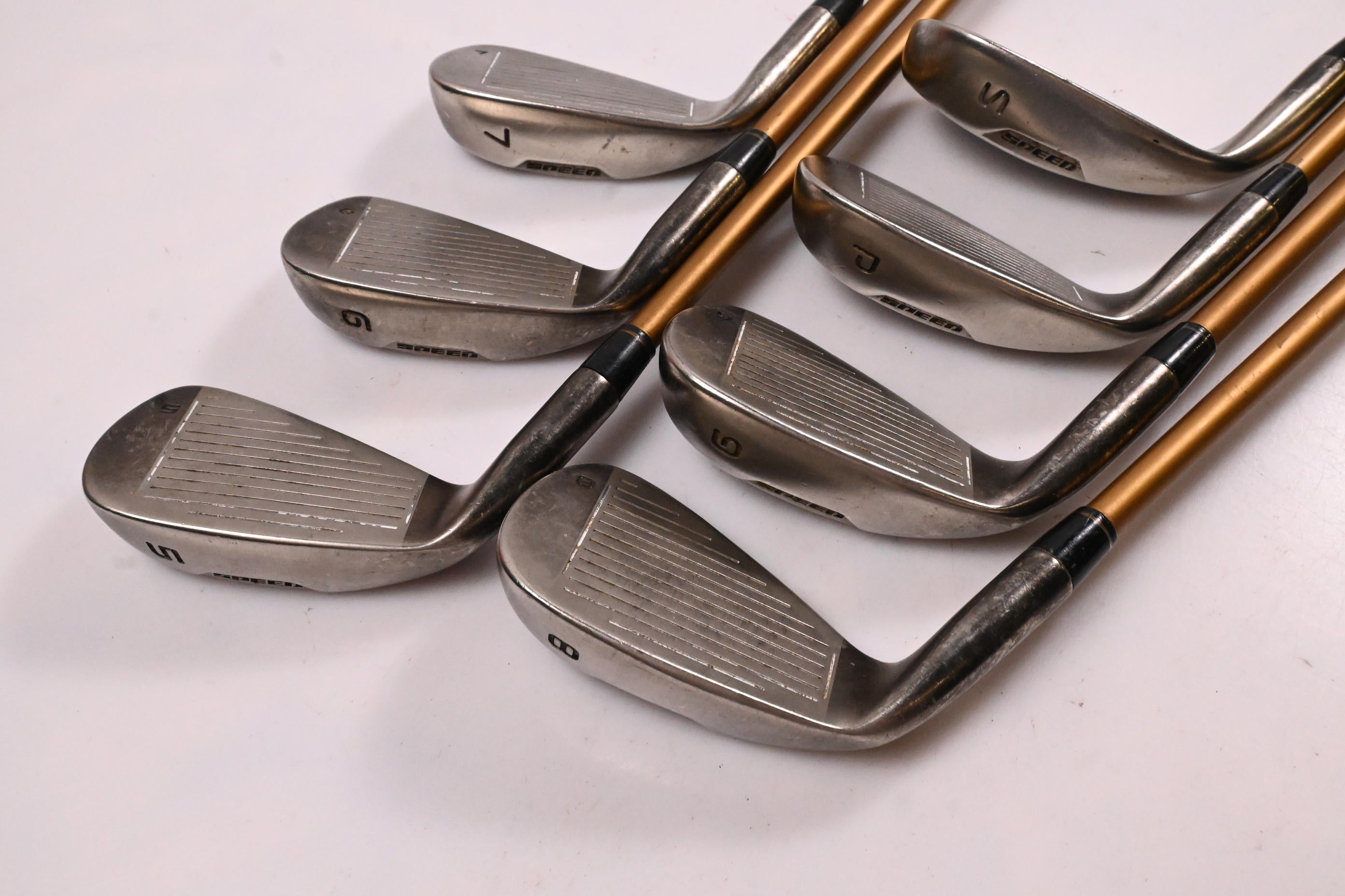 Benross Gold Speed Irons / 5-PW+SW / Senior Flex Aldila Gold Shafts