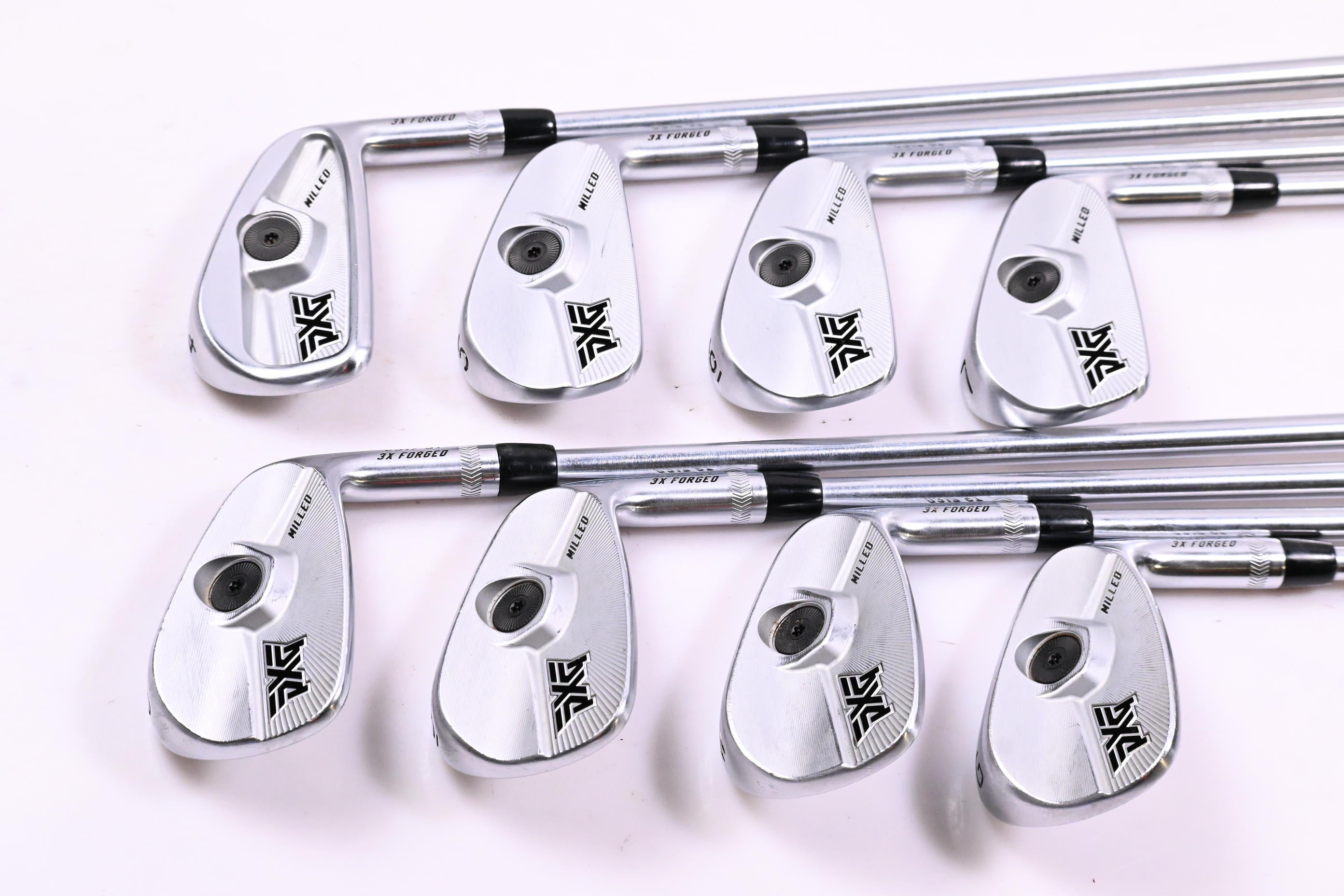PXG 0317 ST Milled Irons / 4-PW+GW / Stiff Flex Project X IO 110 Shafts