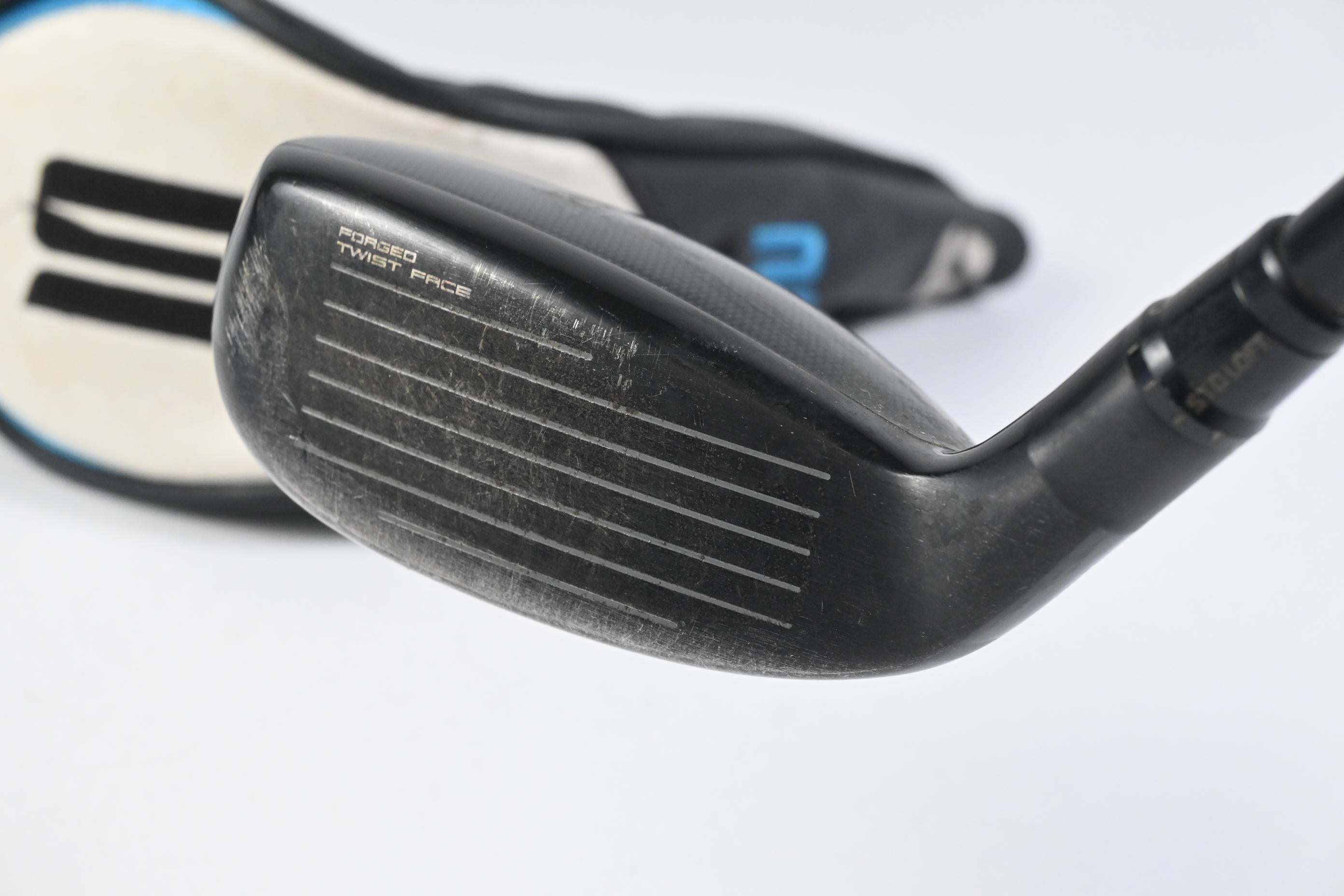 Taylormade SIM2 #4 Hybrid / 22 Degree / Regular Flex Tensei AV RAW Blue 70 Shaft