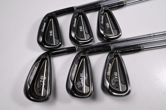 Cleveland CG16 Black Pearl Irons / 4-9I / Stiff Flex Cleveland Traction 85 Shafts