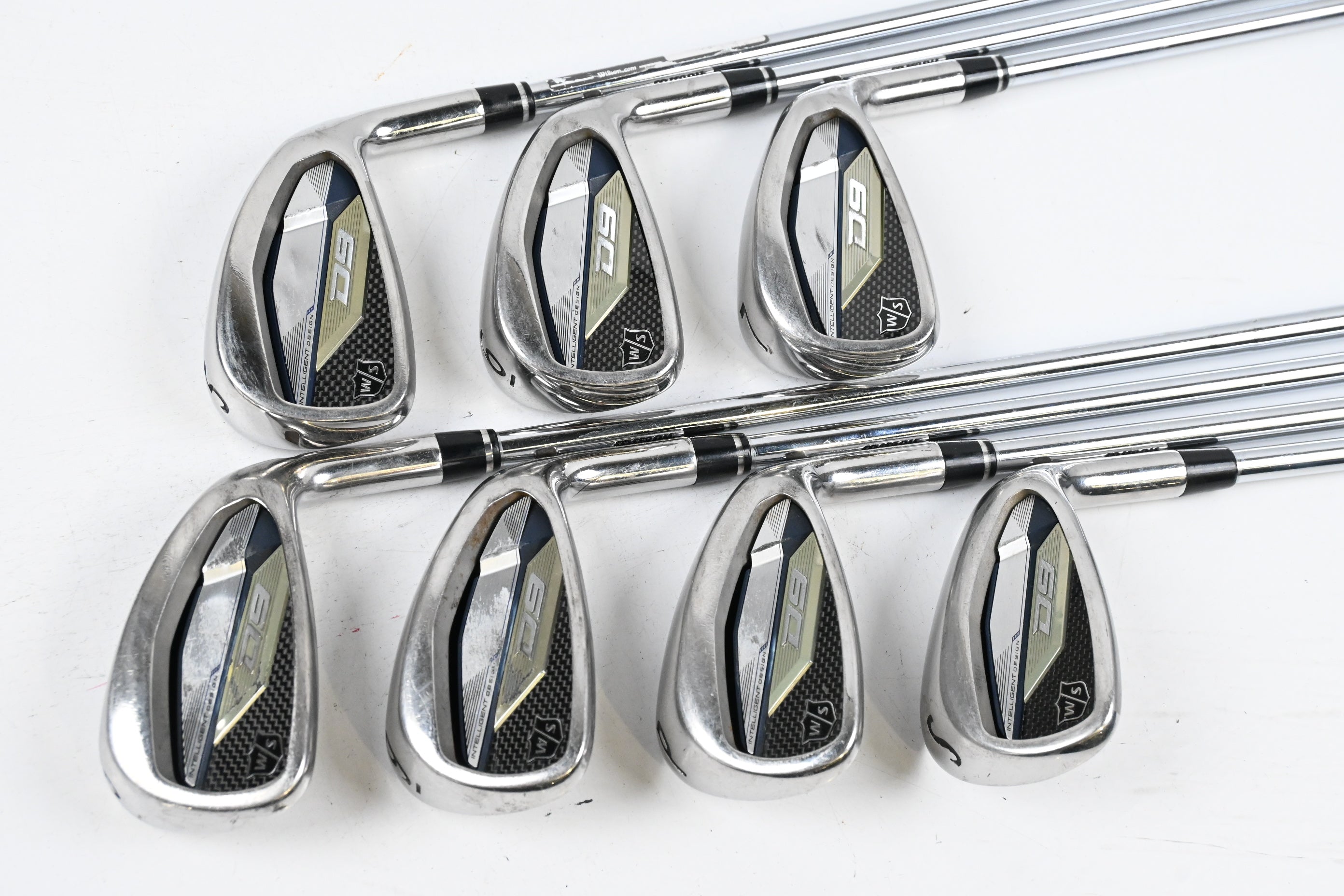 Wilson D9 Irons / 5-PW+SW / Regular Flex KBS MAX Ultralite Shafts