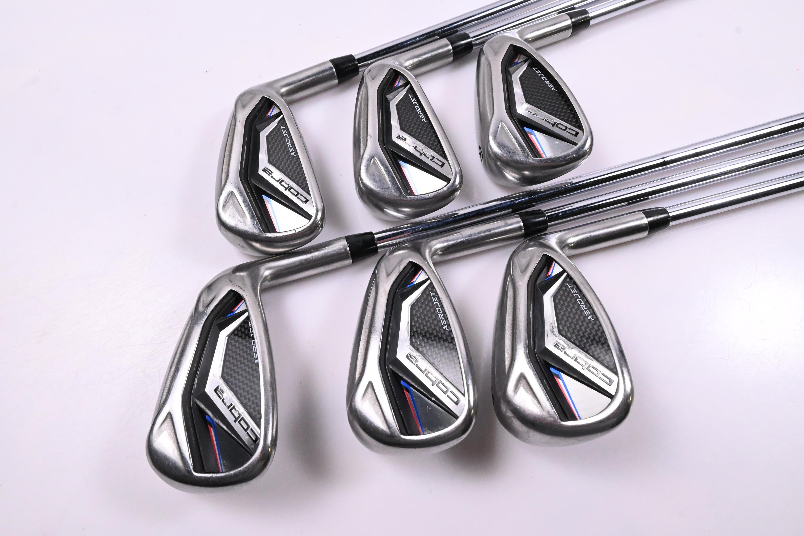 Cobra Aerojet Irons / 5-PW / Regular Flex KBS Tour Lite Shafts