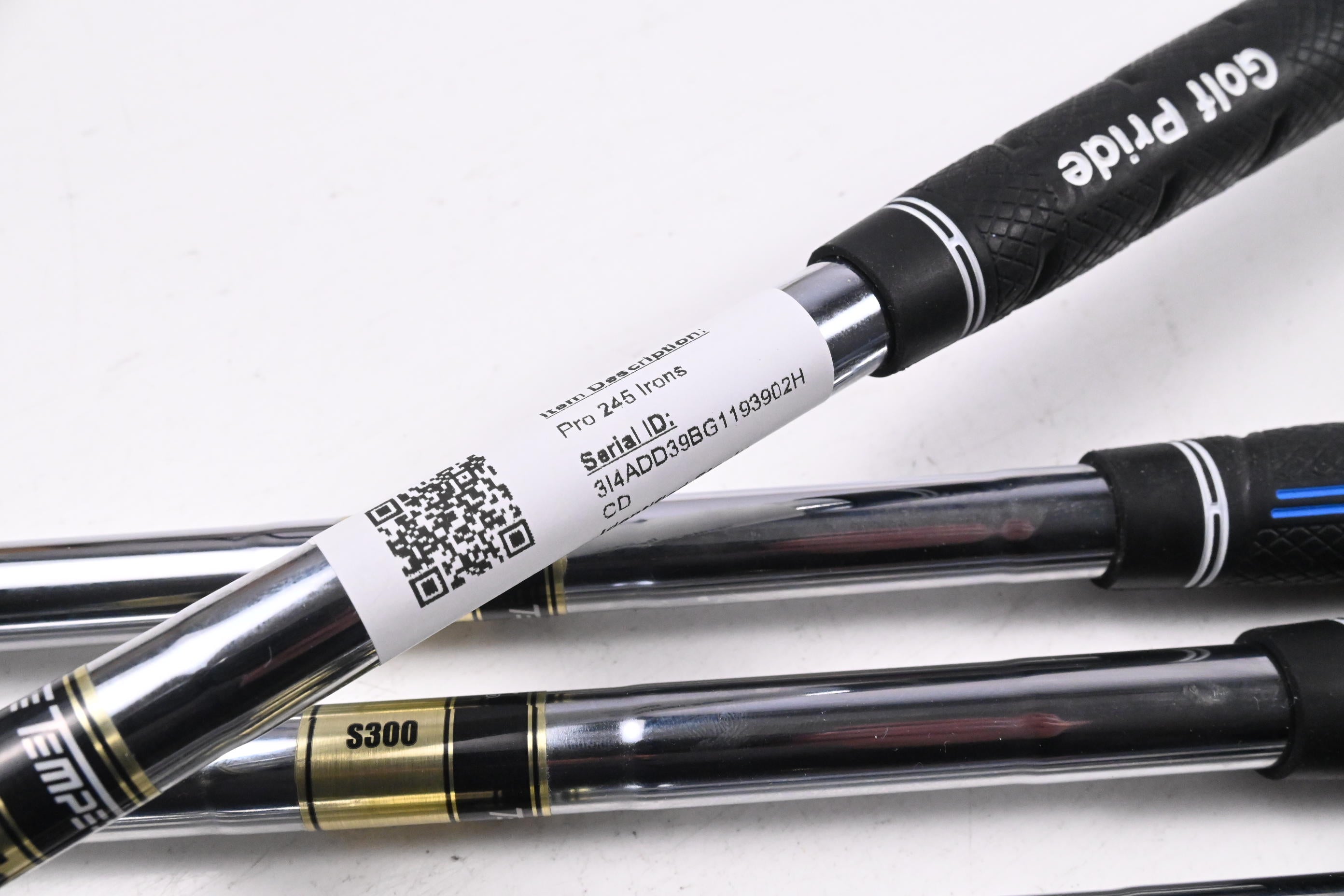 Mizuno Pro 245 Irons / 4-PW / Stiff Flex Dynamic Gold S300 Shafts