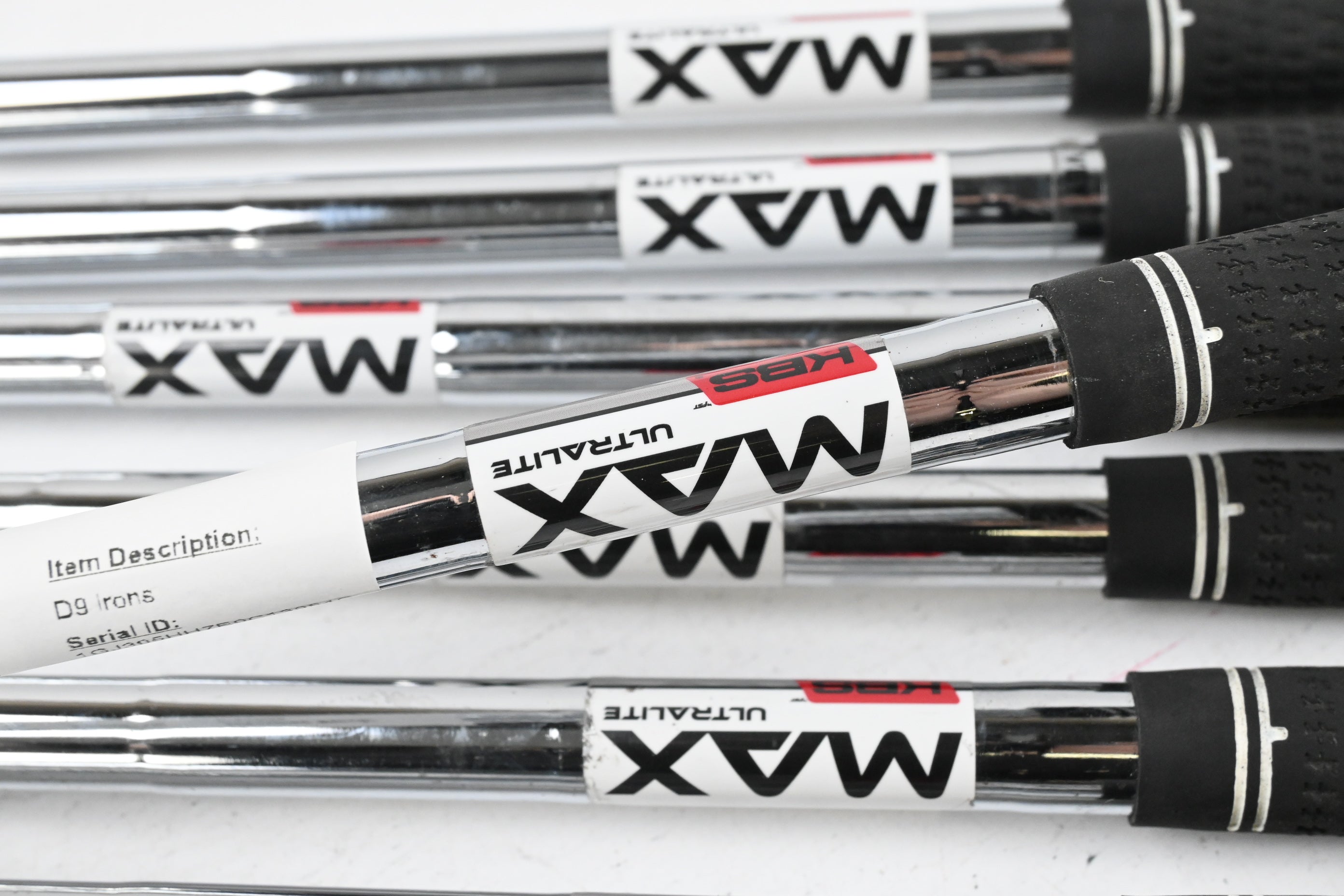 Wilson D9 Irons / 5-PW+SW / Regular Flex KBS MAX Ultralite Shafts