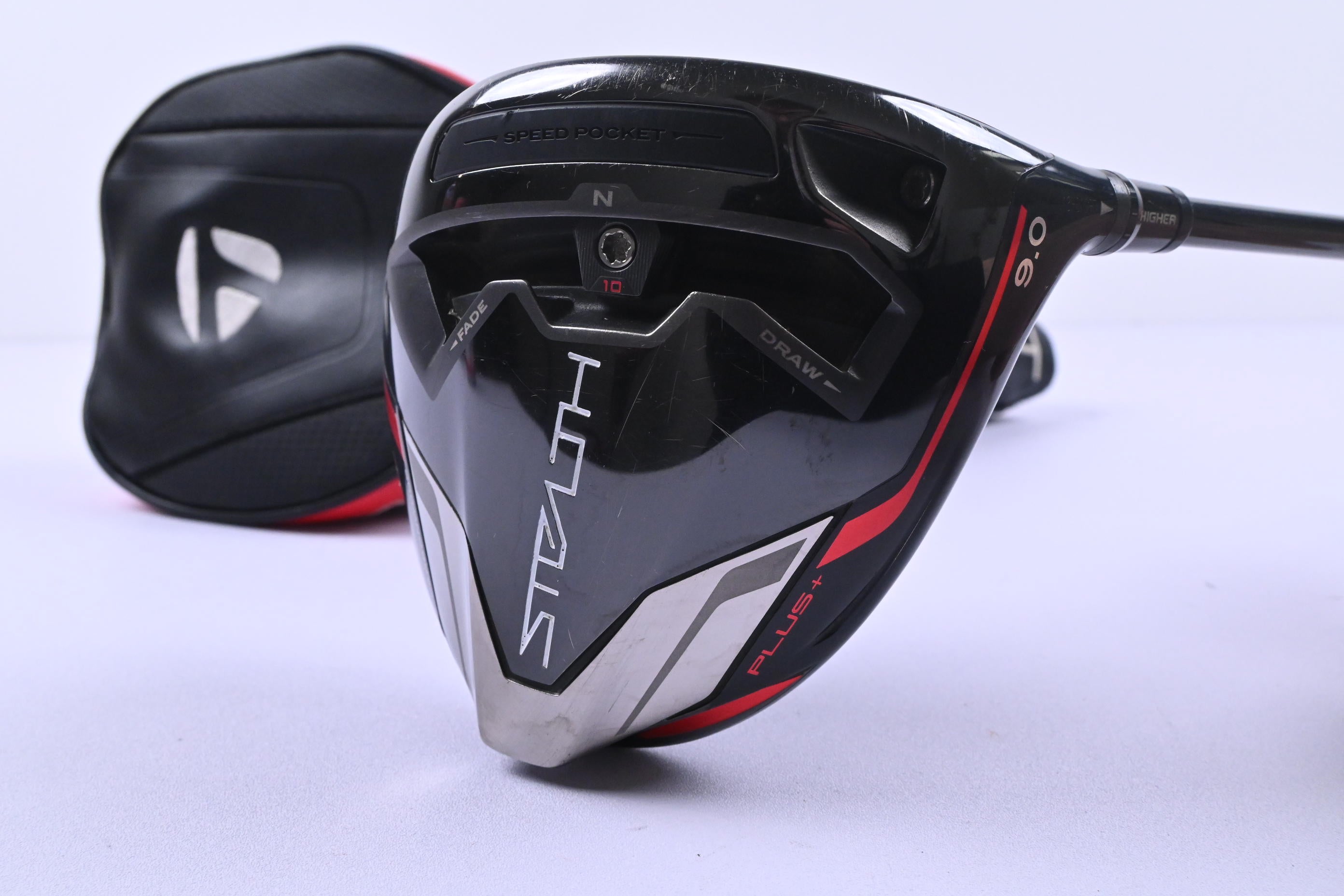 Taylormade Stealth Plus Driver / 9 Degree / Stiff Flex HZRDUS Smoke Blue RDX 60