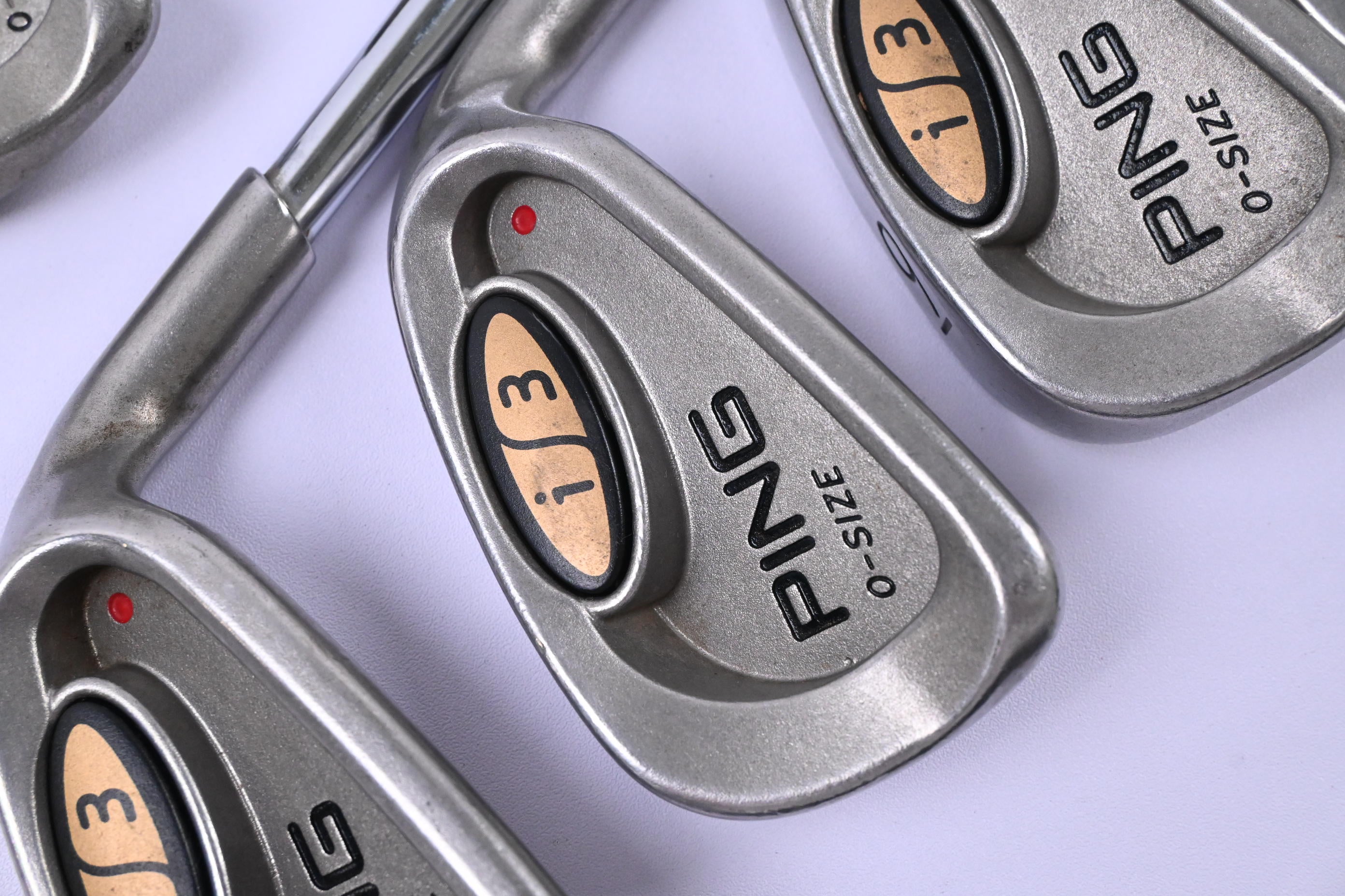 Ping i3 O-Size Irons / 3-PW+SW / Red Dot / Regular Flex Ping JZ Shafts