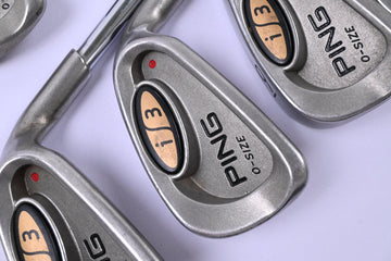 Ping i3 O-Size Irons / 3-PW+SW / Red Dot / Regular Flex Ping JZ Shafts