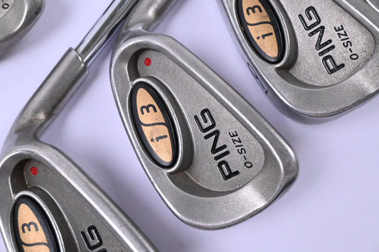 Ping i3 O-Size Irons / 3-PW+SW / Red Dot / Regular Flex Ping JZ Shafts