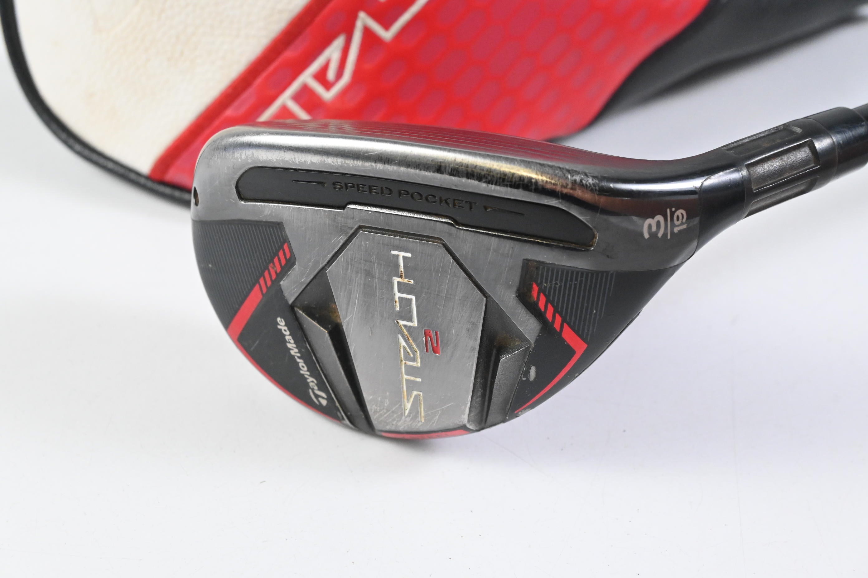 Taylormade Stealth 2 #3 Hybrid / 19 Degree / Stiff Flex Fujikura Ventus TR Red 7
