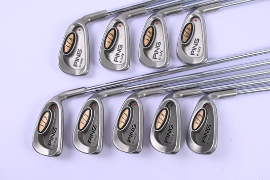 Ping i3 O-Size Irons / 3-PW+SW / Red Dot / Regular Flex Ping JZ Shafts