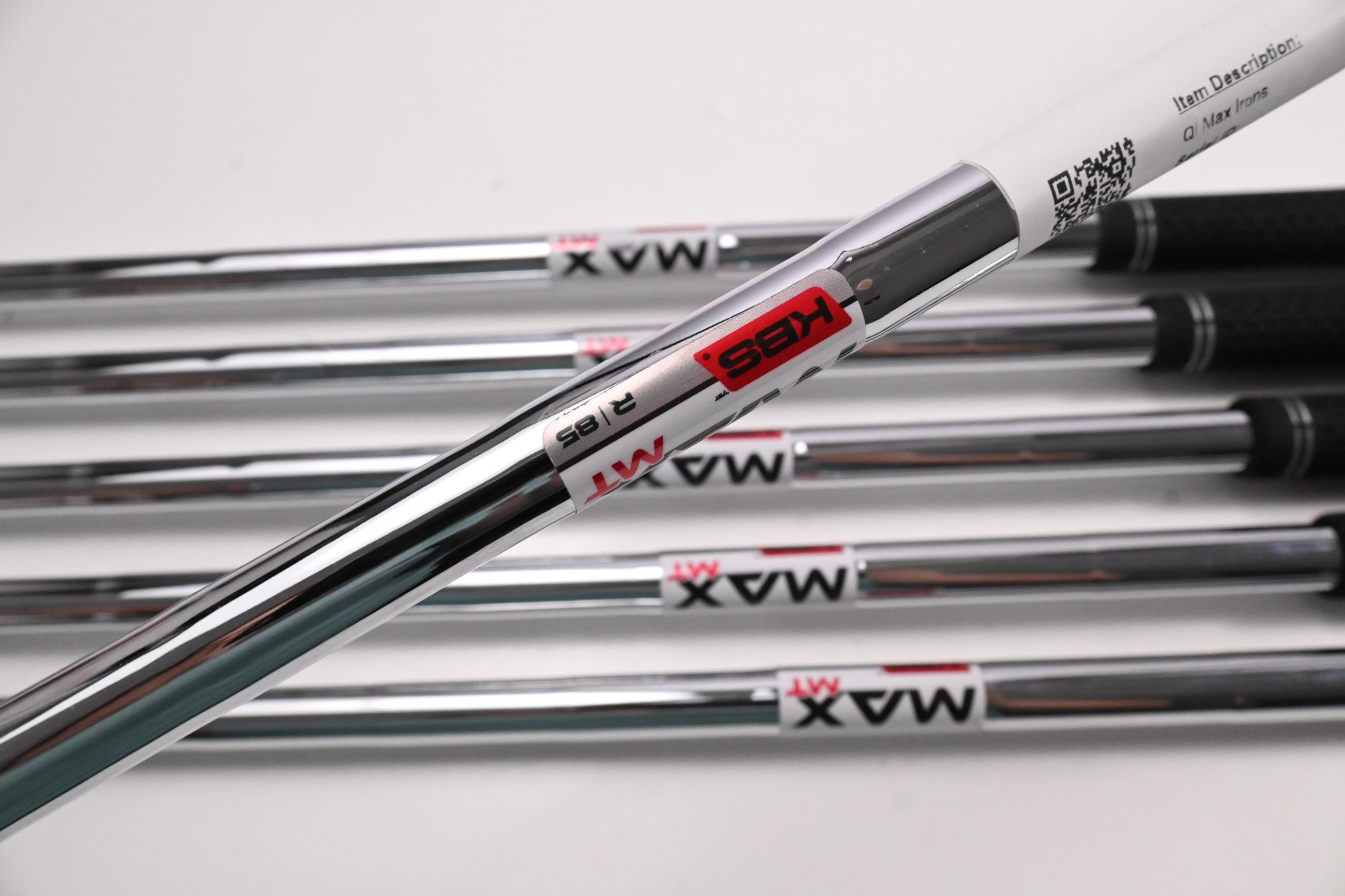 Taylormade Qi Max Irons / 5-PW / Regular Flex KBS MAX MT 85 Shafts