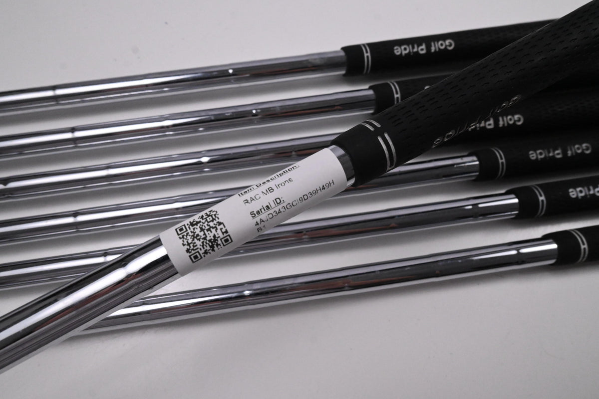 Taylormade RAC Coin Forged Irons / 3-9i / Stiff Flex Dynamic Gold Shafts