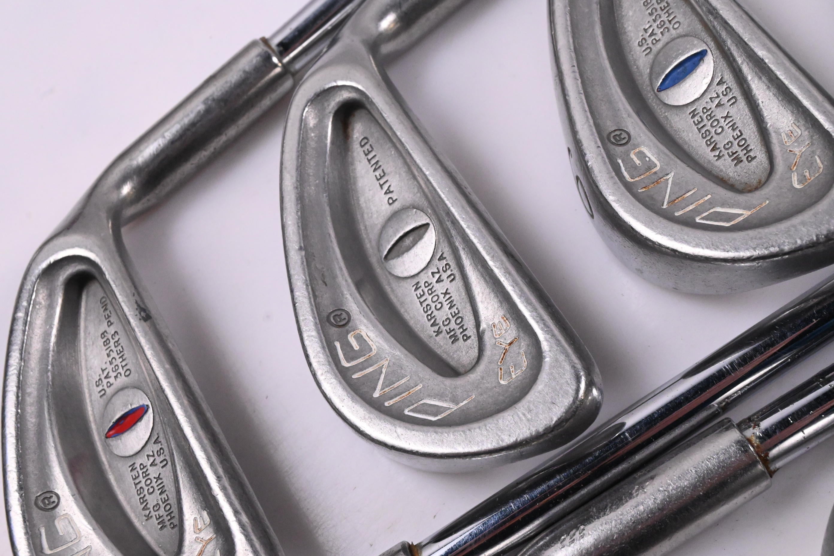 Ping Eye Irons / 4-PW+SW / Blue Dot / Stiff Flex Steel Shafts