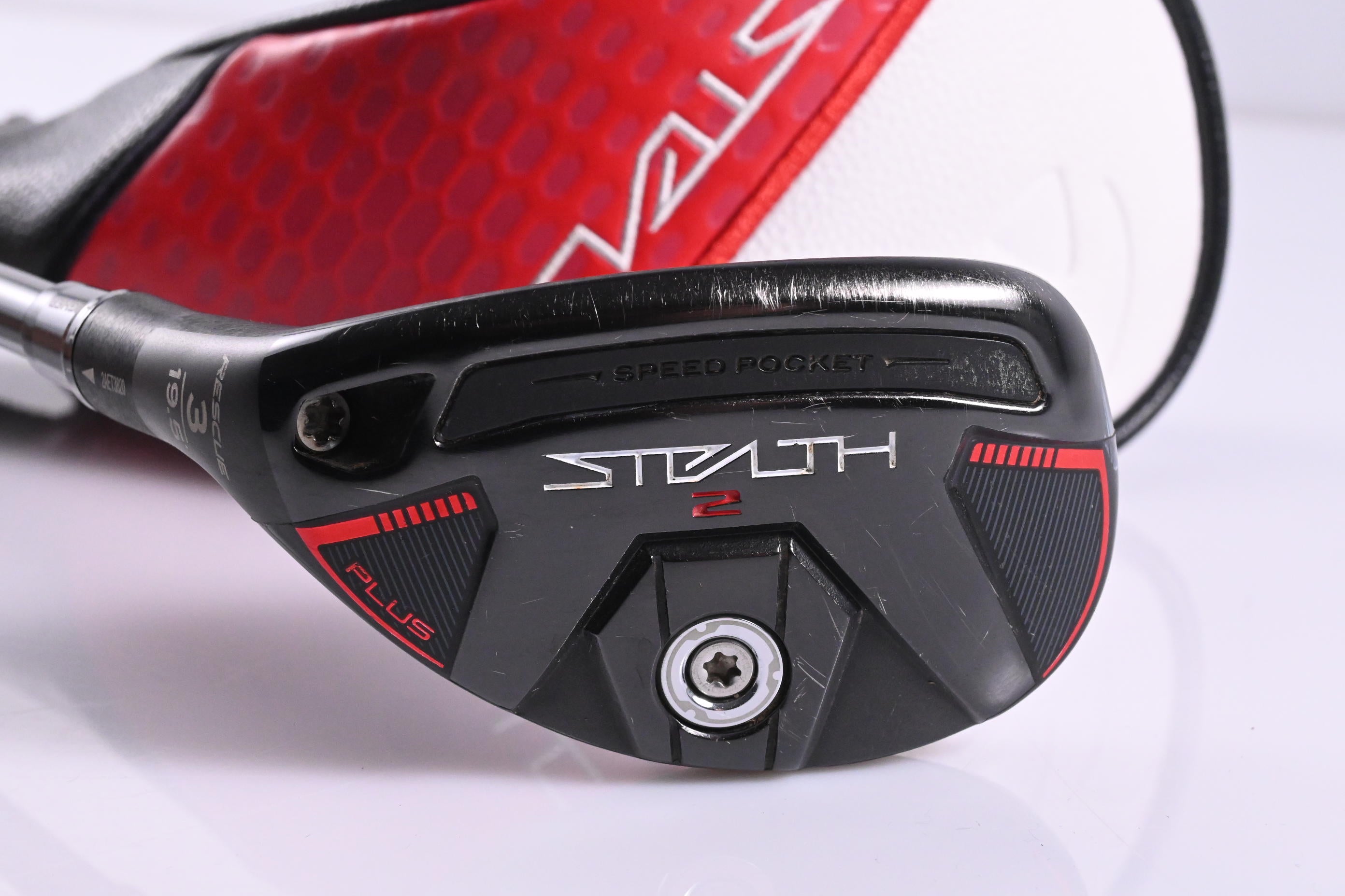 Left Hand Taylormade Stealth 2 Plus #3 Hybrid / 19.5 Degree / Stiff Flex Kai'li