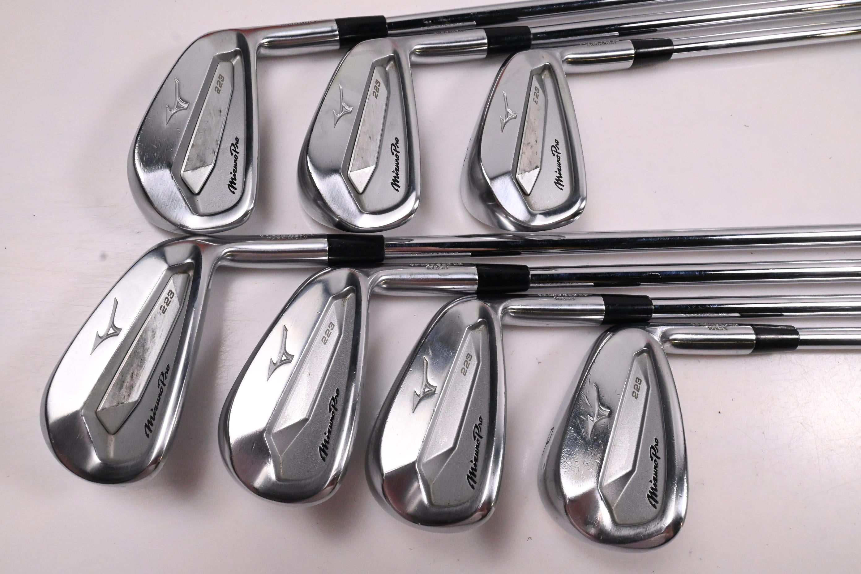 Mizuno Pro 223 Irons / 4-PW / Stiff Flex Project X LZ 120 Shafts