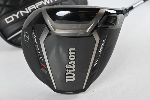 Wilson DYNAPWR Max+ Driver / 9 Degree / Stiff Flex UST Mamiya LIN-Q Powercore 5