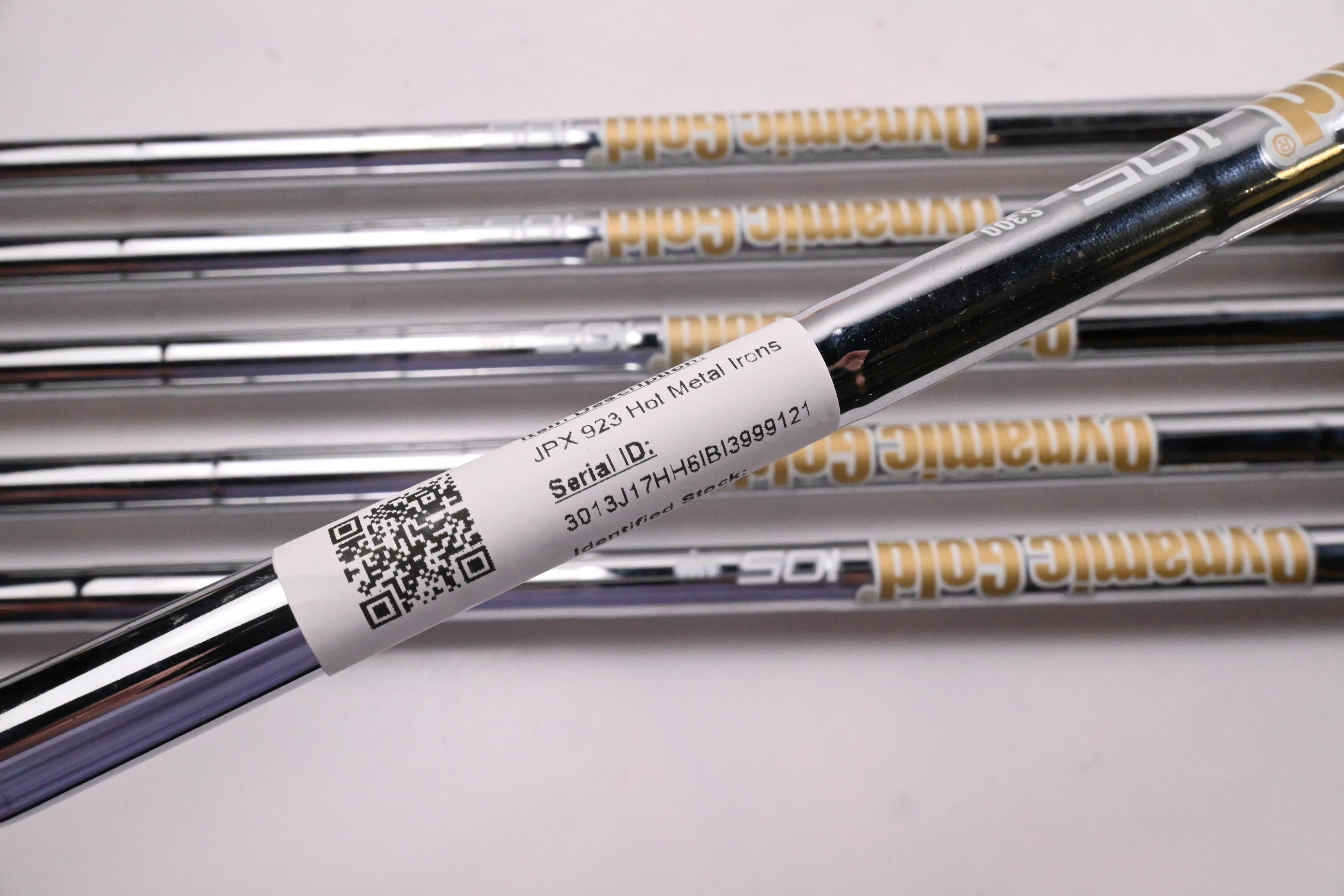 Mizuno JPX 923 Hot Metal Irons / 5-PW / Stiff Flex Dynamic Gold 105 S300 Shafts