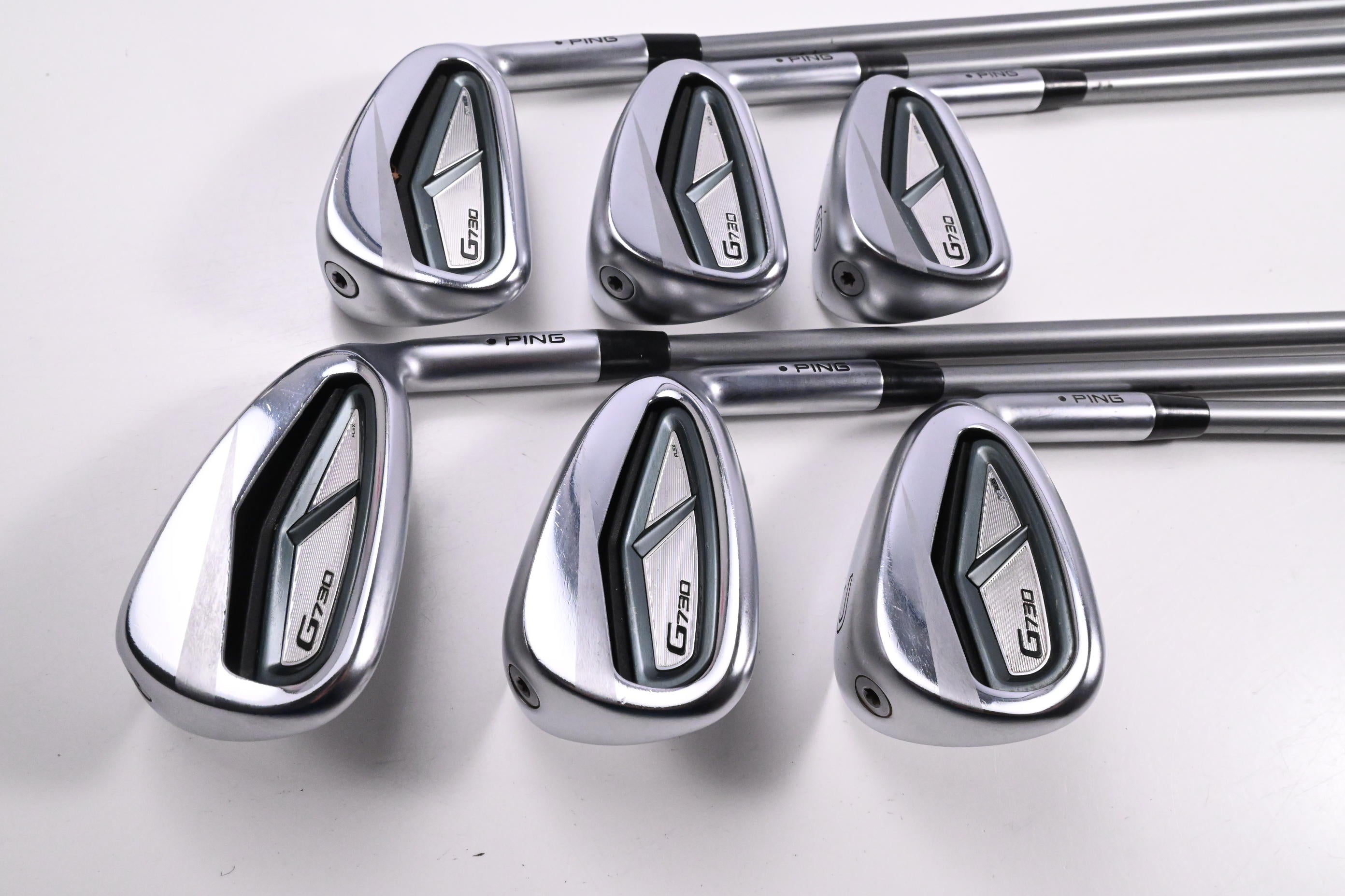Ping G730 Irons / 6-PW+UW / Black Dot / Senior Flex Ping Alta Quick 45 Shafts