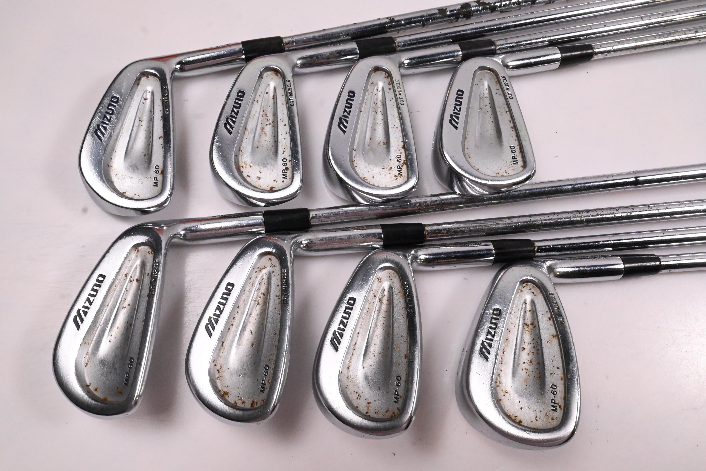 Mizuno MP-60 Irons / 3-PW / Stiff Flex Steel Shafts