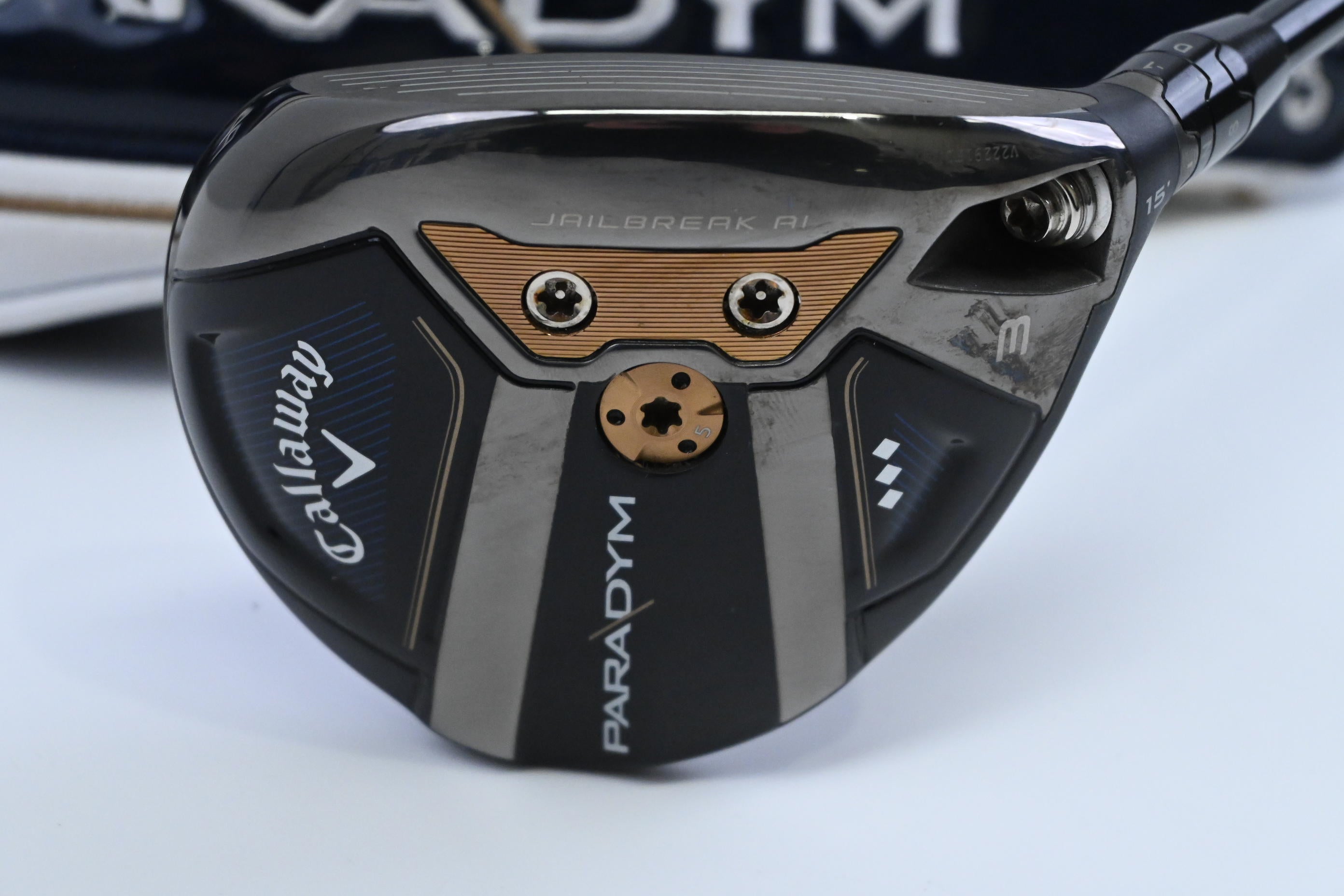 Callaway Paradym Triple Diamond #3 Wood / 15 Degree / Stiff Flex Kai'li White 70