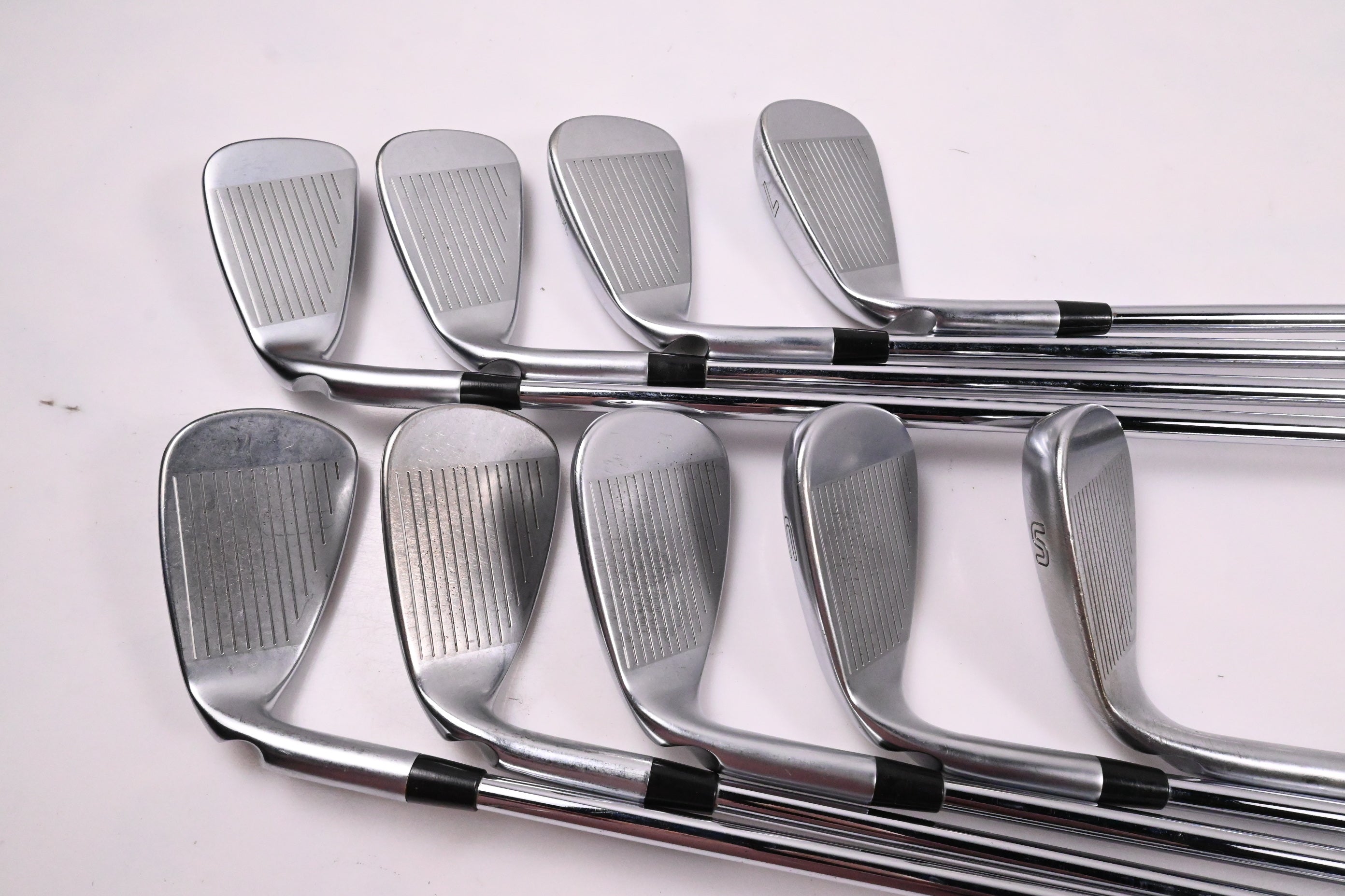 Ping G700 Irons / 4-PW+GW+SW / Maroon Dot / Stiff Flex Ping AWT 2.0 Shafts
