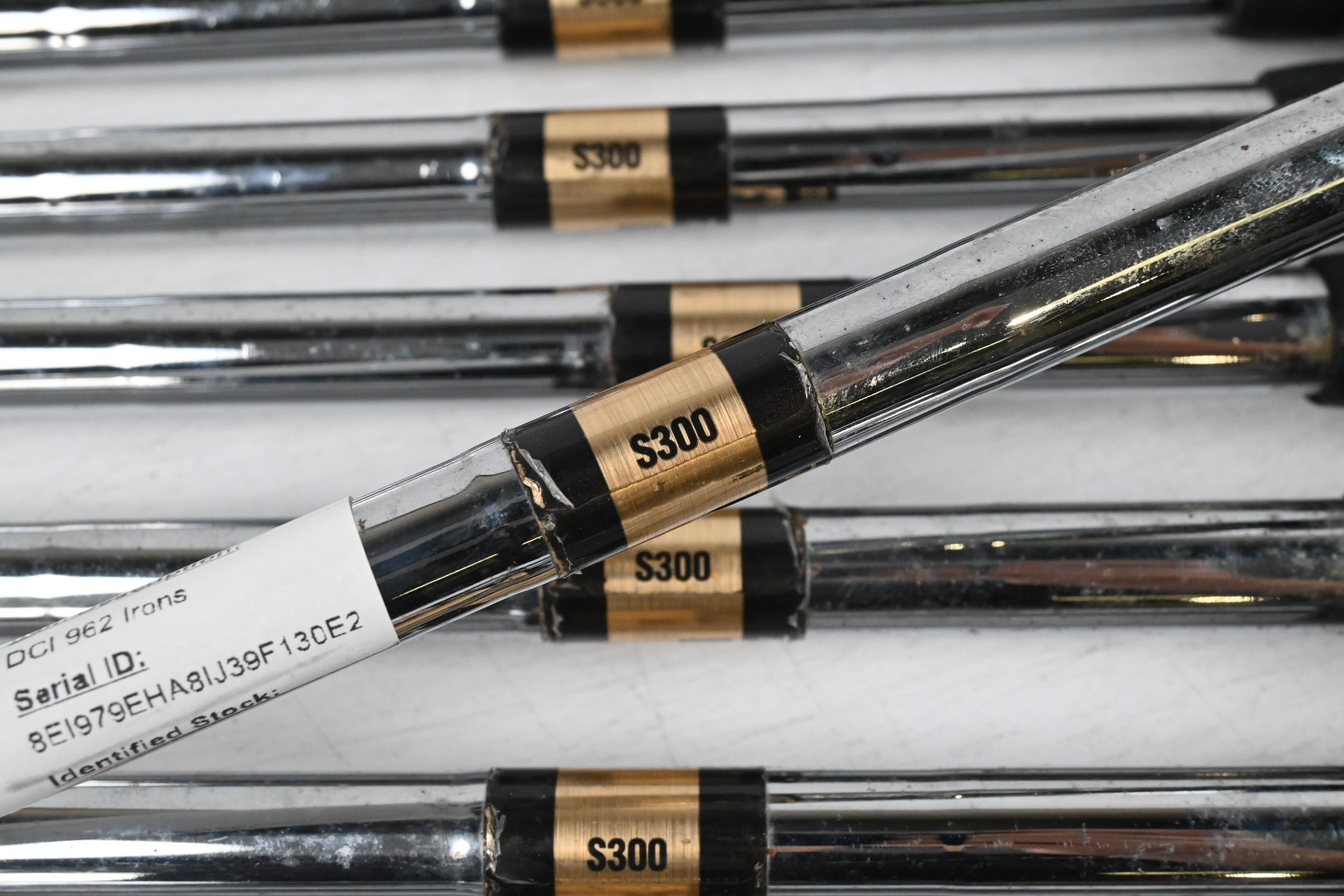 Titleist DCI 962 Irons / 3-PW+SW / Stiff Flex Dynamic Gold S300 Shafts