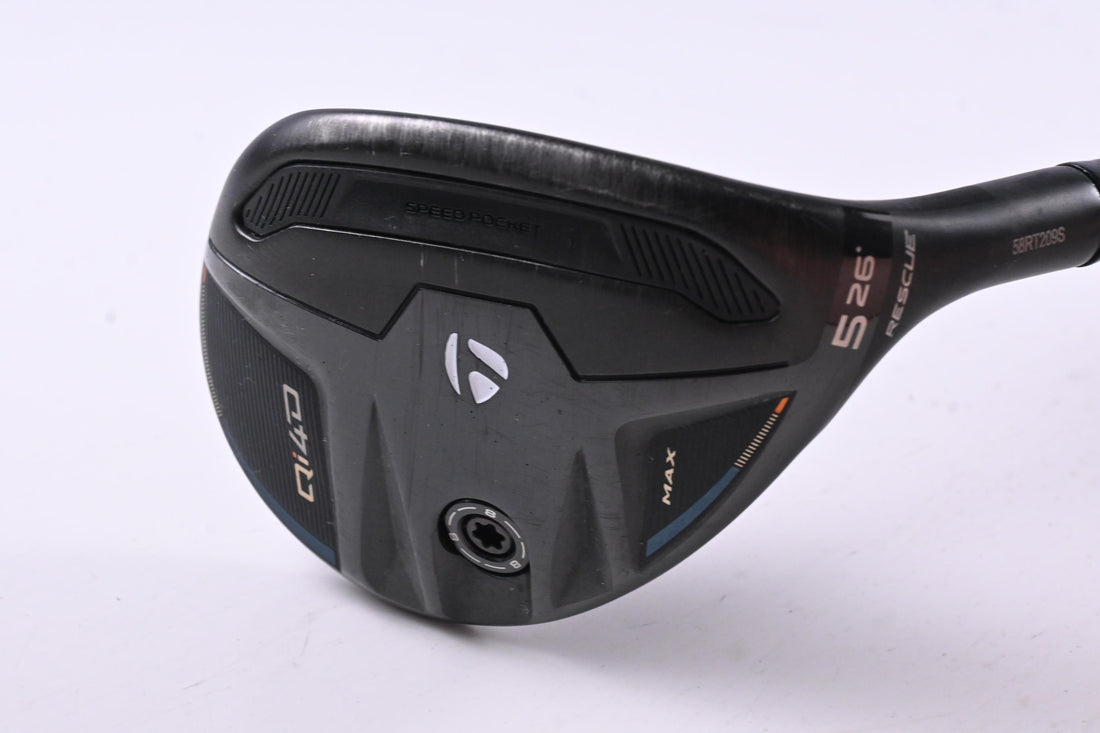 Taylormade Qi4D Max #5 Hybrid / 26 Degree / Regular Flex KBS Prototype 75 Shaft